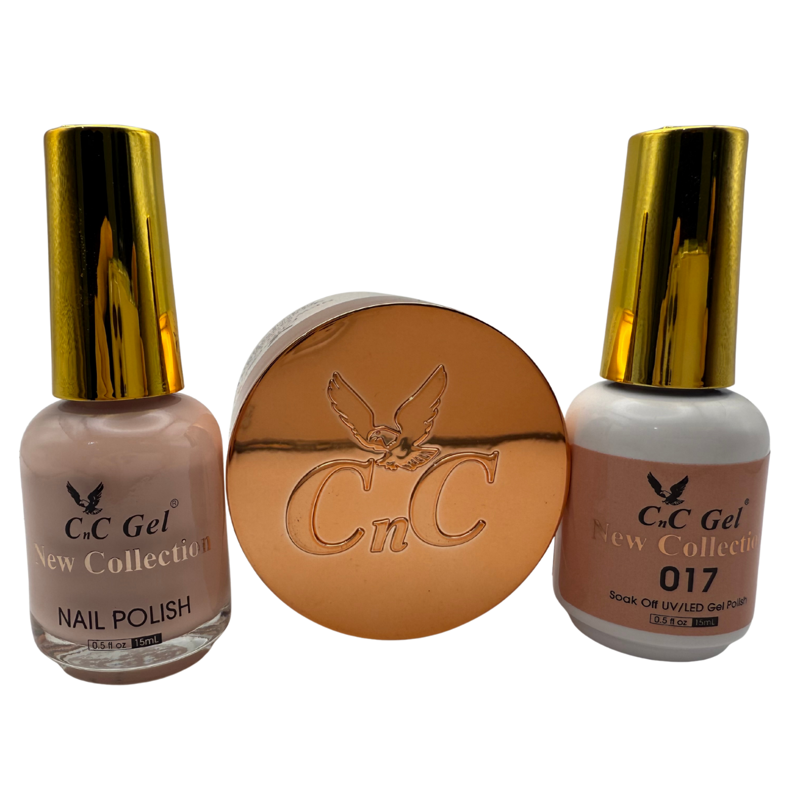 CnC Gel Color-017 New Collection 5-in-1 Gel, Nail Polish, Acrylic, Dip, Ombre
