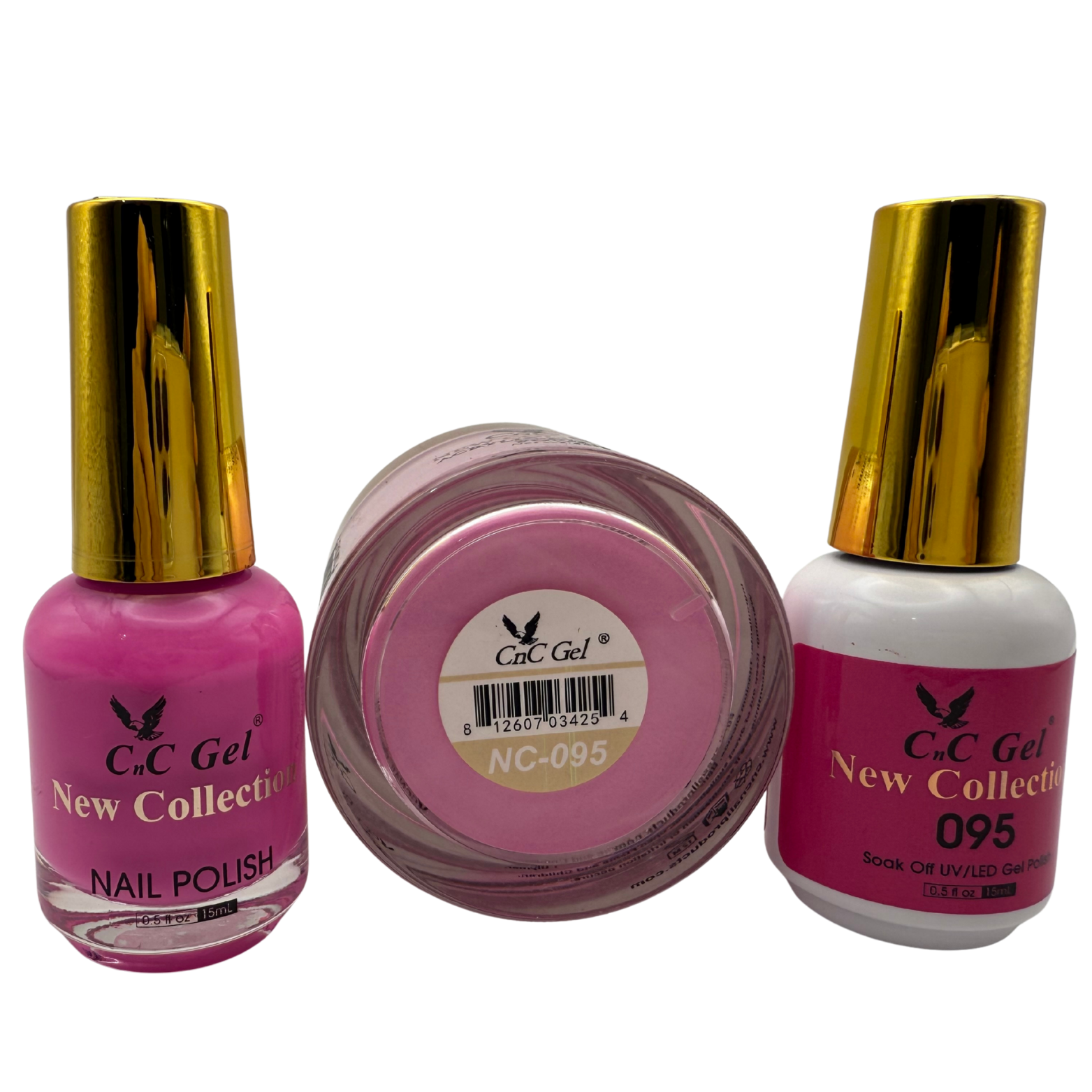 CnC Gel Color-095 New Collection 5-in-1 Gel, Nail Polish, Acrylic, Dip, Ombre