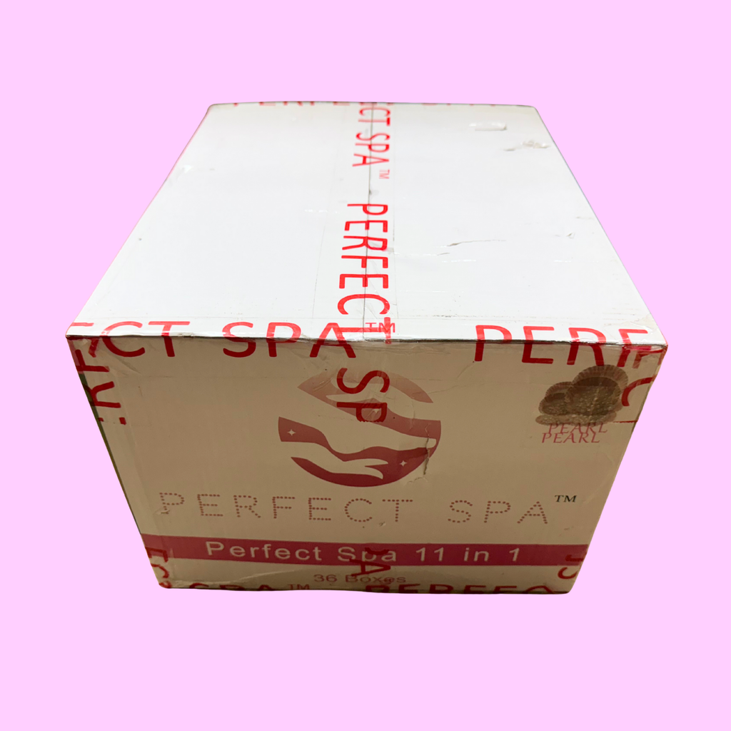 Perfect Spa Hawaii Volcano - The Kilauea Volcano Pearl 11-in-1 Pedicure Kit – Box of 36 | Brightening & Rejuvenating Bubble Spa