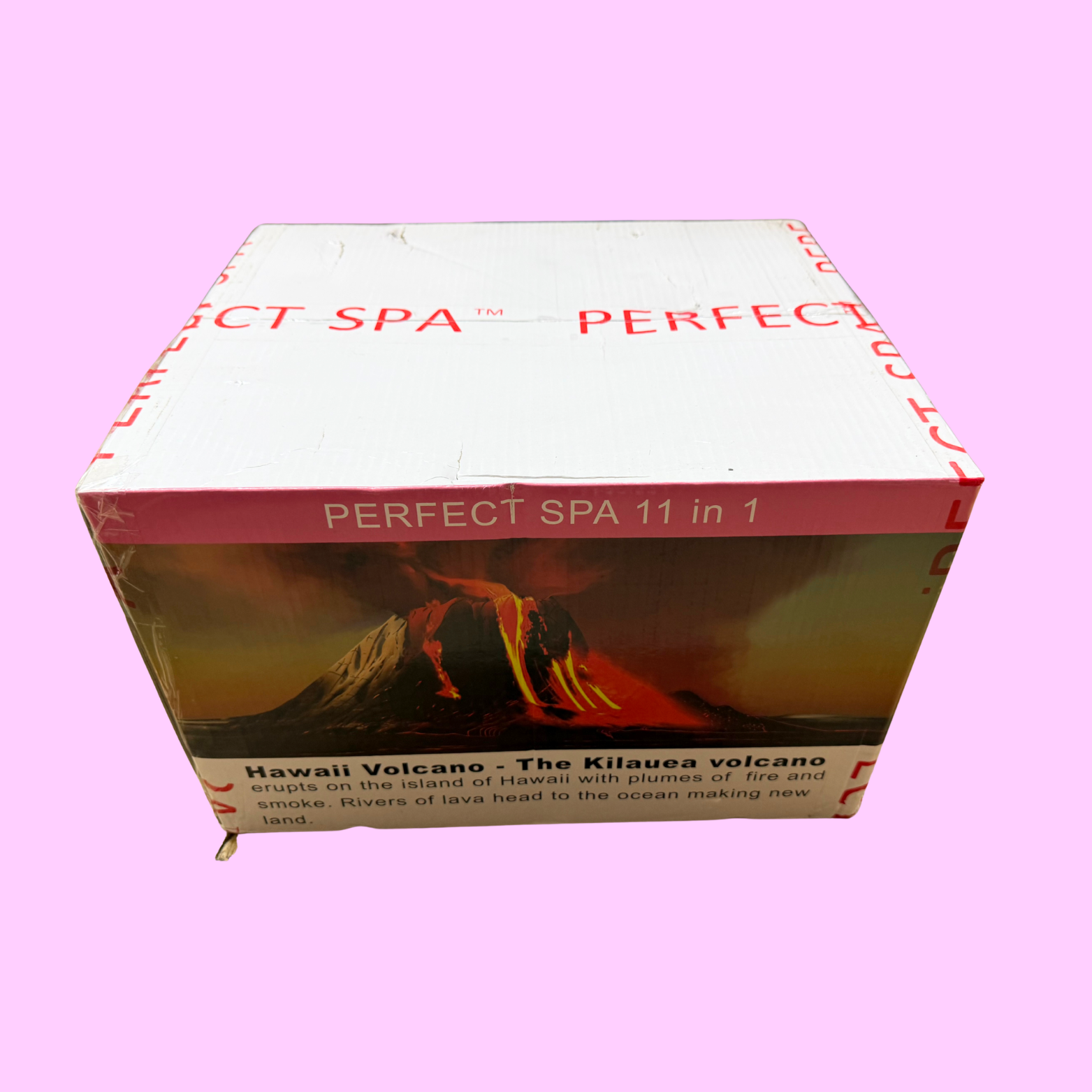 Perfect Spa Hawaii Volcano - The Kilauea Volcano Pearl 11-in-1 Pedicure Kit – Box of 36 | Brightening & Rejuvenating Bubble Spa