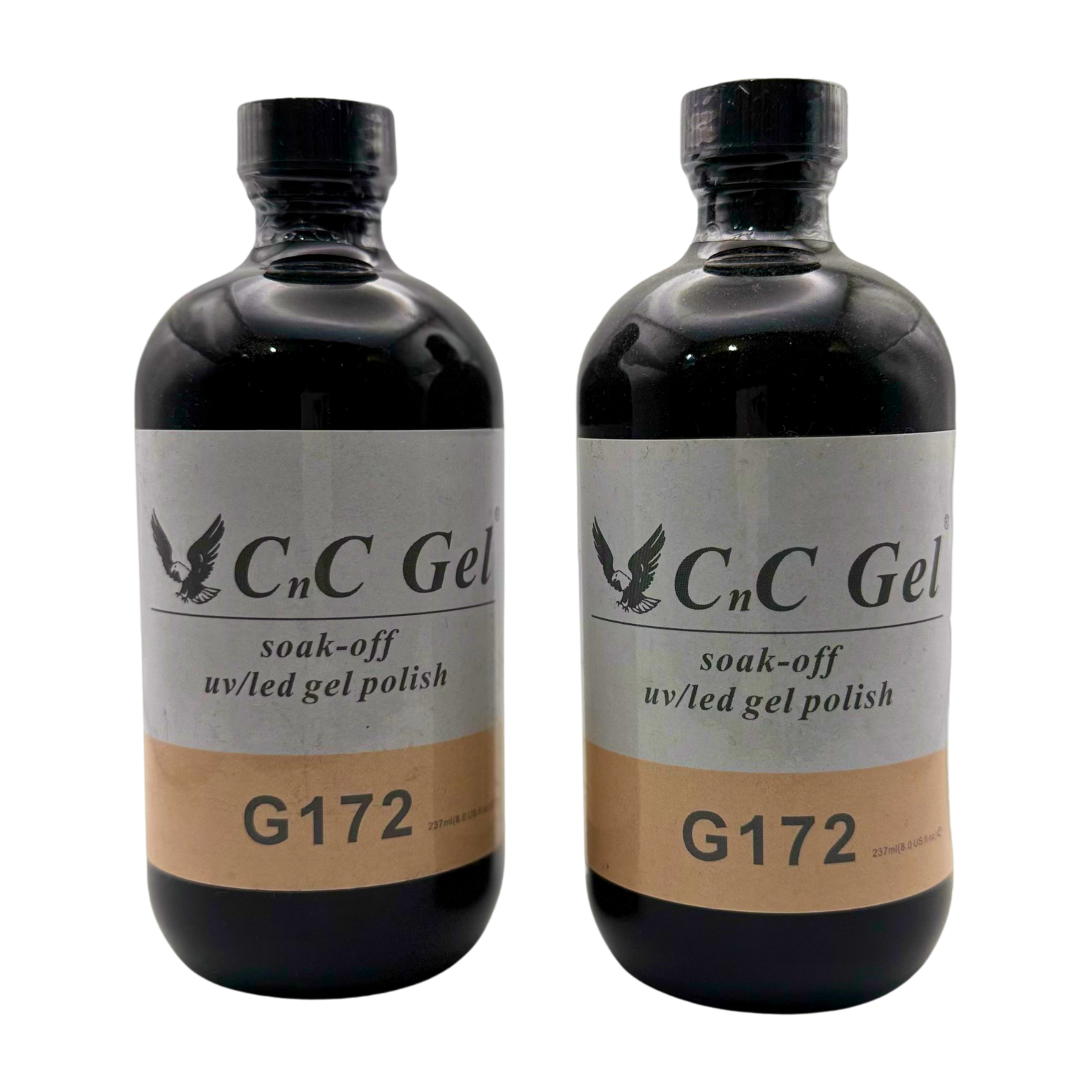 CnC Gel Cotton Candy (G172) - Soak-Off UV/LED Gel Polish - 8oz + 1 Free 8oz Bottle