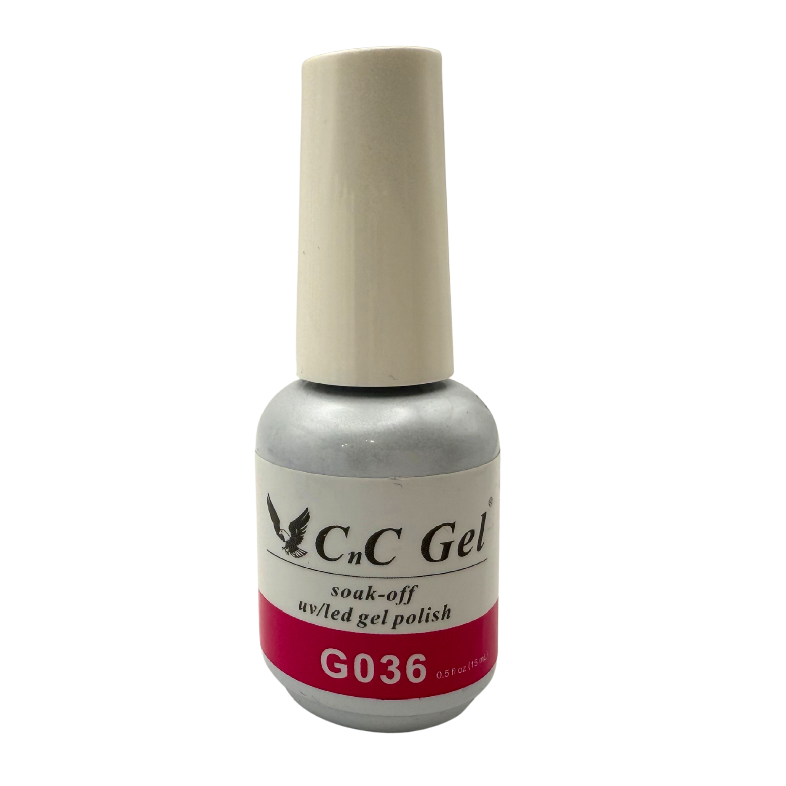 CnC Gel Polish – G036 Hot Pink | 15ml Soak-Off UV/LED