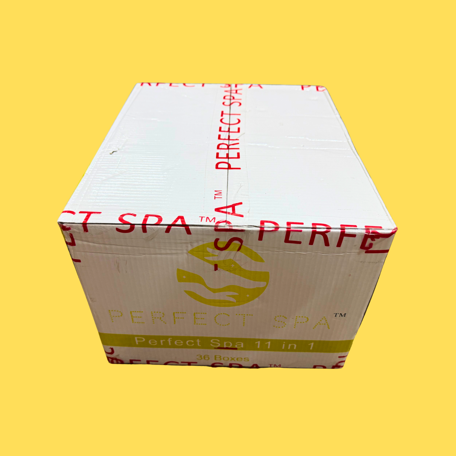 Perfect Spa Hawaii Volcano - The Kilauea Volcano Lemon 11-in-1 Pedicure Kit – Box of 36 | Brightening & Refreshing Bubble Spa
