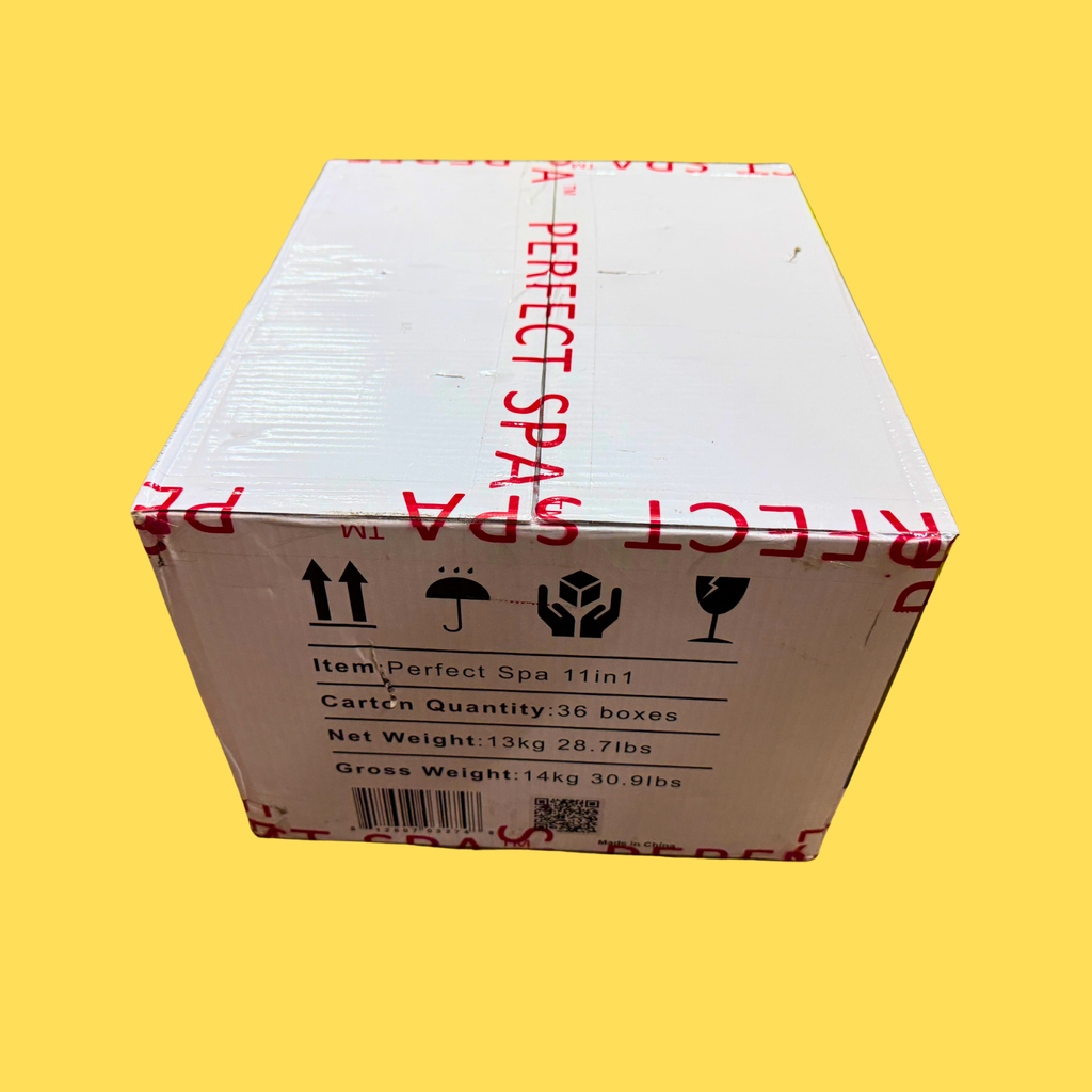 Perfect Spa Hawaii Volcano - The Kilauea Volcano Lemon 11-in-1 Pedicure Kit – Box of 36 | Brightening & Refreshing Bubble Spa