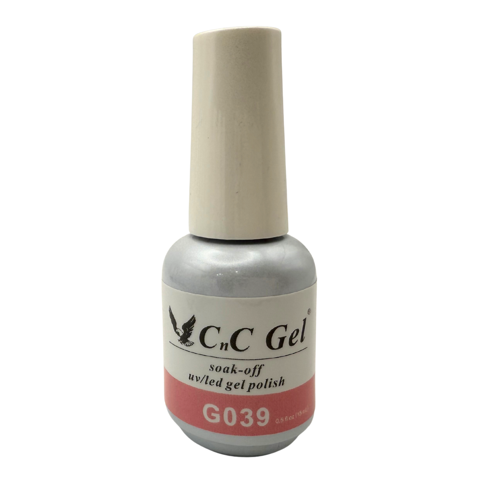 CnC Gel Polish – G039 Soft Coral Pink | 15ml Soak-Off UV/LED