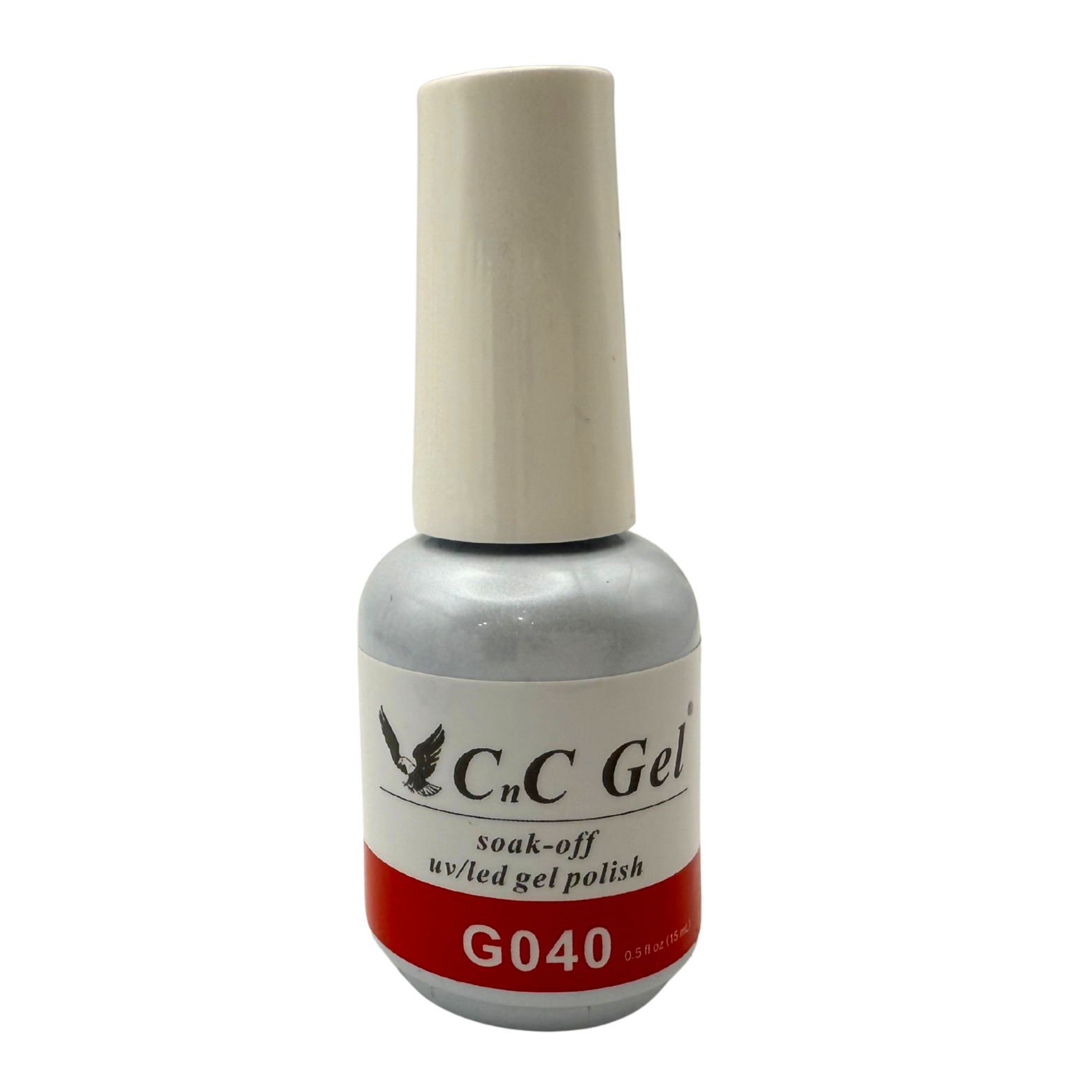 CnC Gel Polish – G040 Crimson Red | 15ml Soak-Off UV/LED