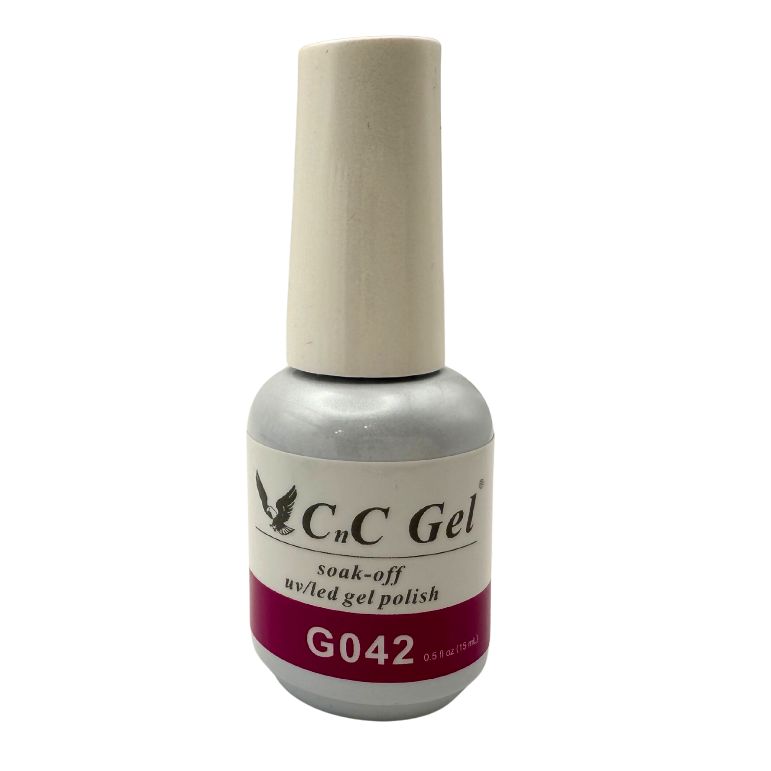 CnC Gel Polish – G042 Deep Magenta | 15ml Soak-Off UV/LED
