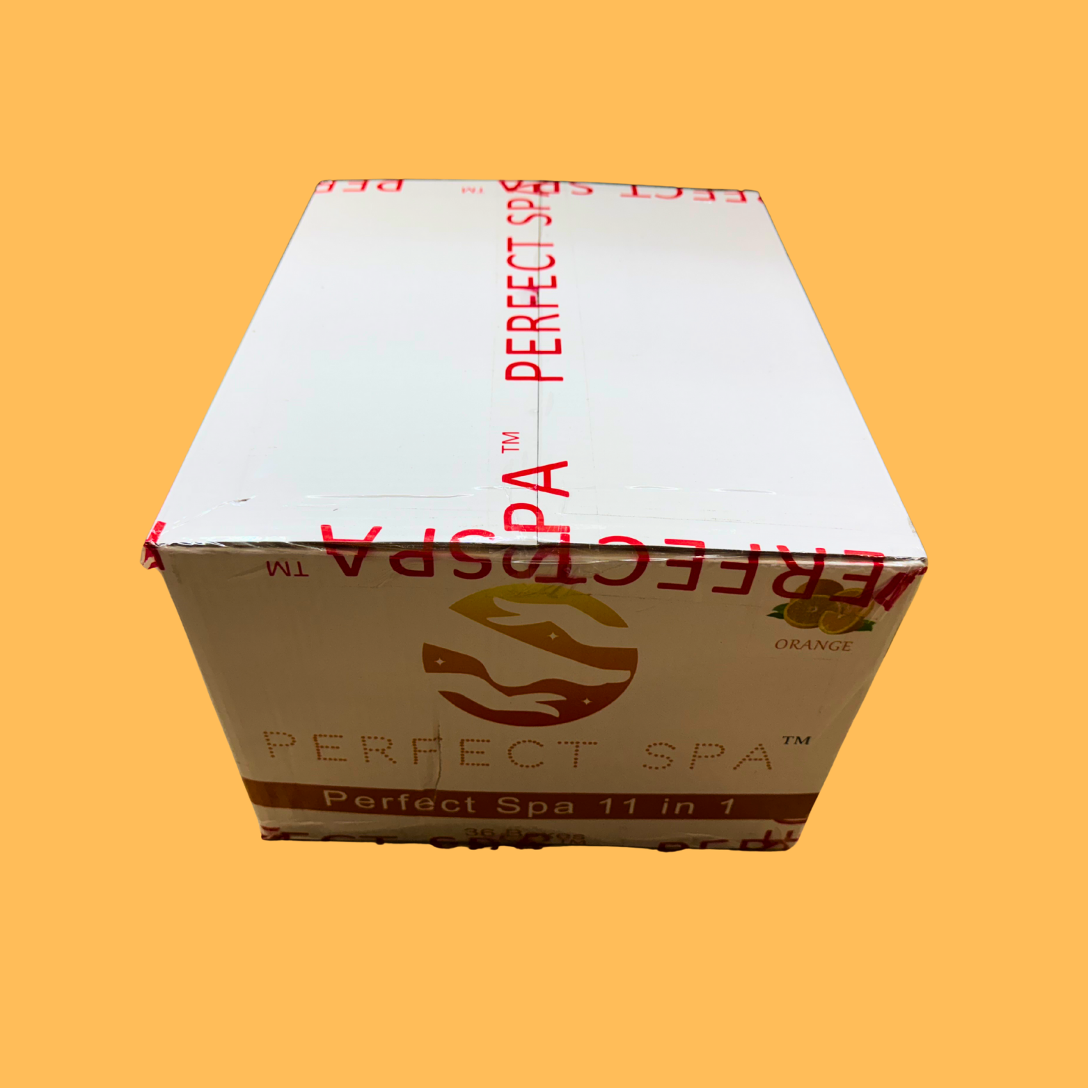 Perfect Spa Hawaii Volcano - The Kilauea Volcano Orange 11-in-1 Pedicure Kit – Box of 36 | Energizing Citrus Bubble Spa