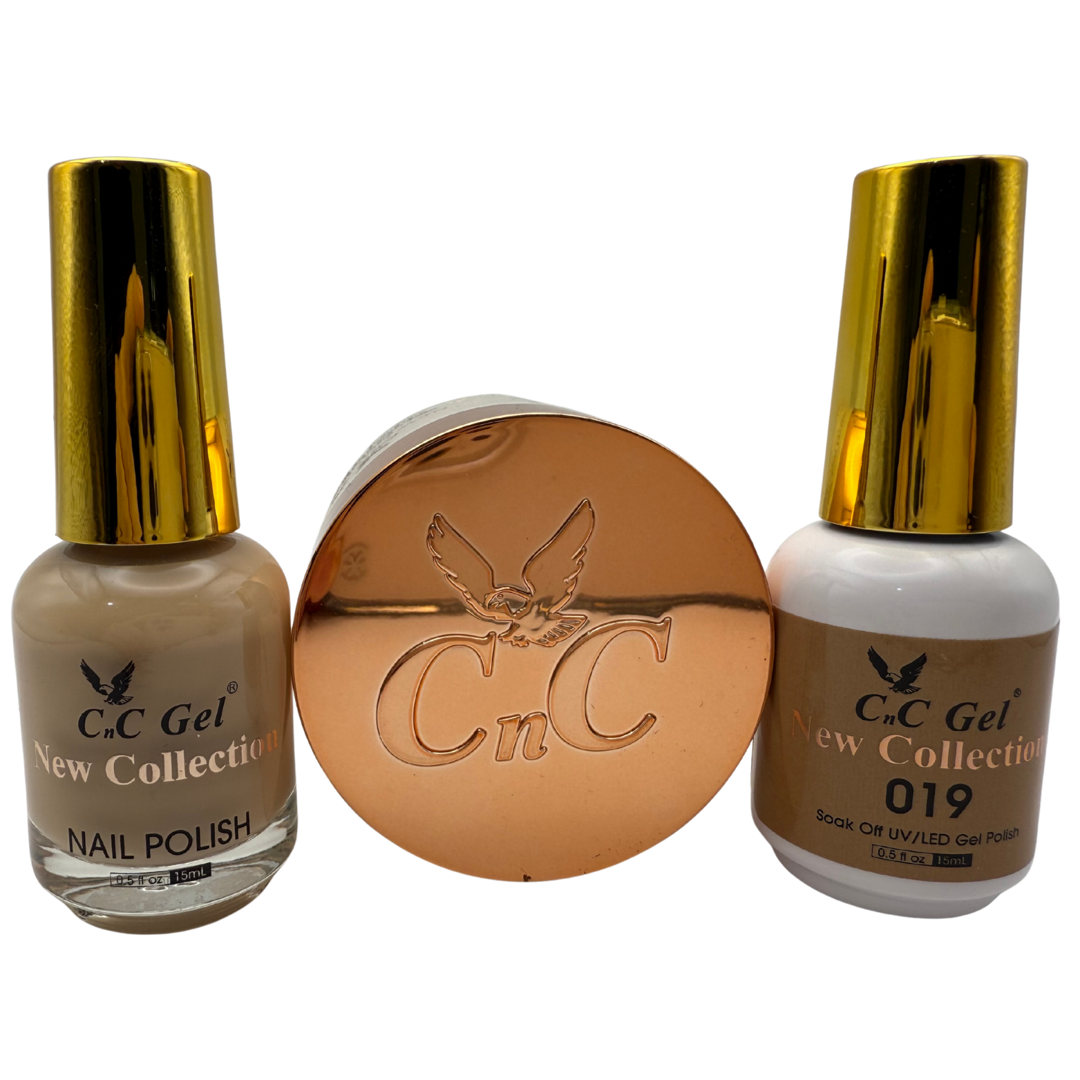 CnC Gel Color-019 New Collection 5-in-1 Gel, Nail Polish, Acrylic, Dip, Ombre