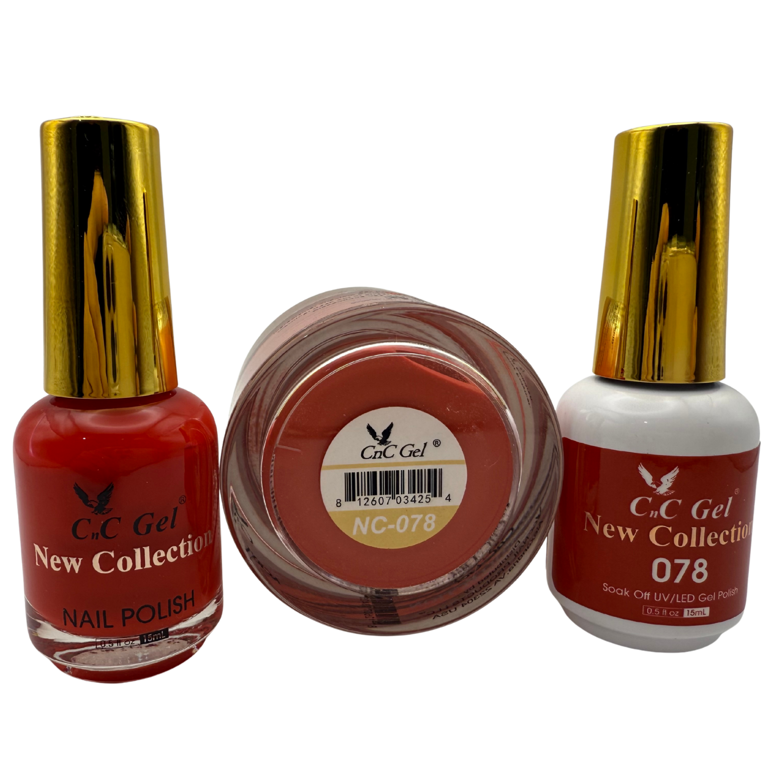 CnC Gel Color-078 New Collection 5-in-1 Gel, Nail Polish, Acrylic, Dip, Ombre