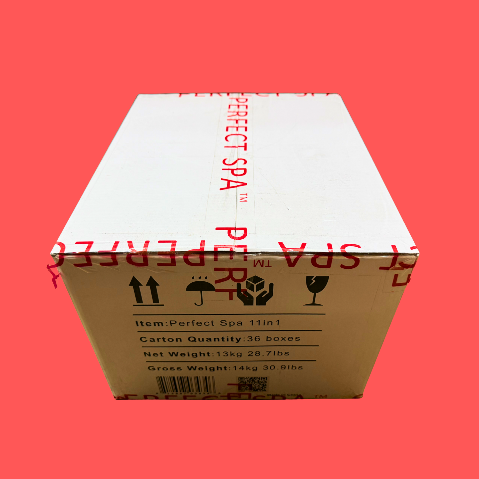 Perfect Spa Hawaii Volcano - The Kilauea Volcano Pomegranate 11-in-1 Pedicure Kit – Box of 36 | Revitalizing & Antioxidant Bubble Spa