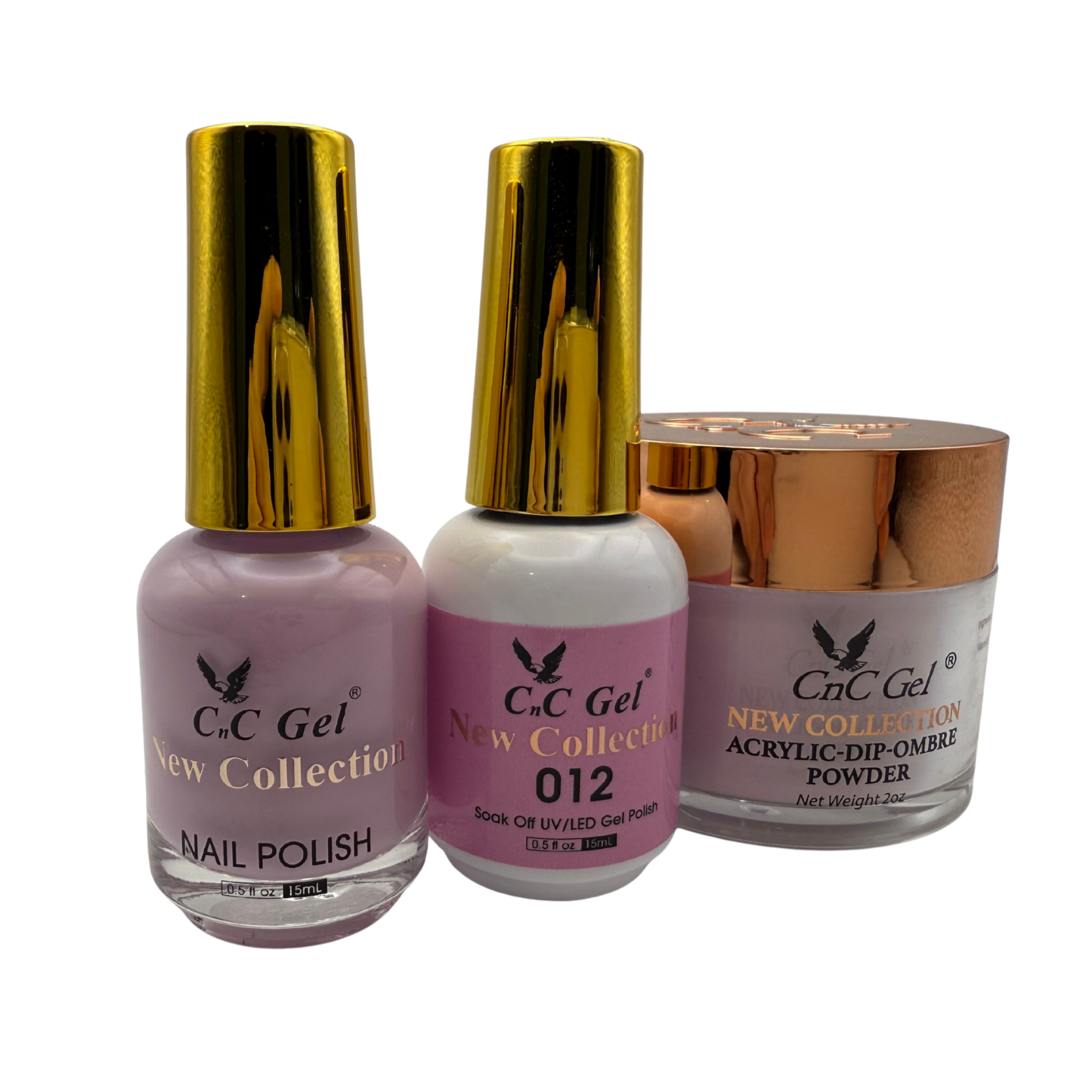 CnC Gel Color-012 New Collection 5-in-1 Gel, Nail Polish, Acrylic, Dip, Ombre