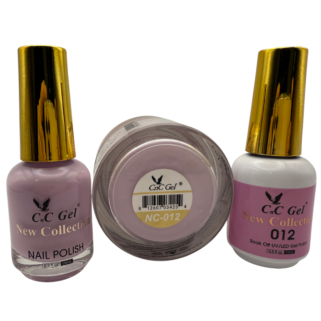 CnC Gel Color-012 New Collection 5-in-1 Gel, Nail Polish, Acrylic, Dip, Ombre