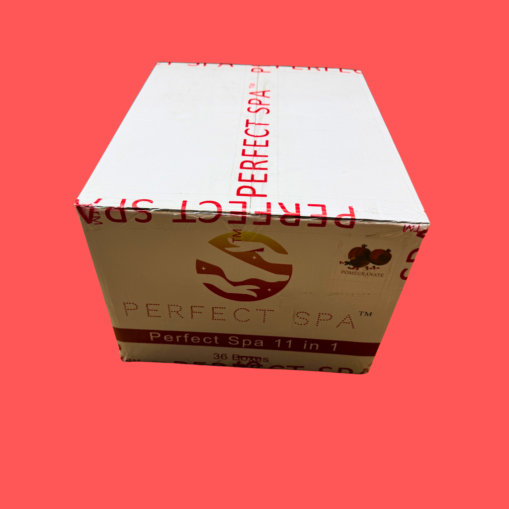 Perfect Spa Hawaii Volcano - The Kilauea Volcano Pomegranate 11-in-1 Pedicure Kit – Box of 36 | Revitalizing & Antioxidant Bubble Spa