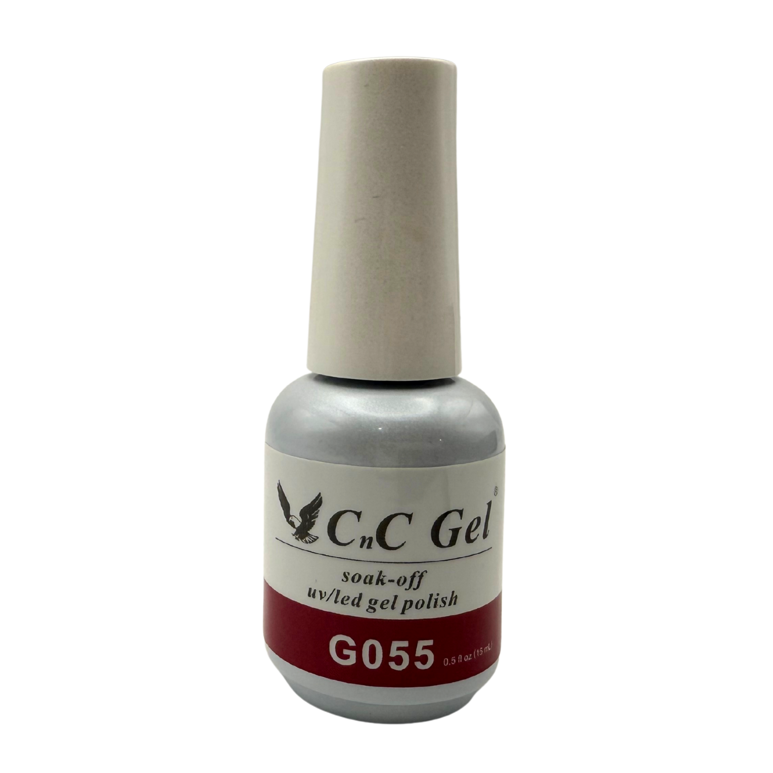 CnC Gel Polish – G055 Cherry Maroon | 15ml Soak-Off UV/LED