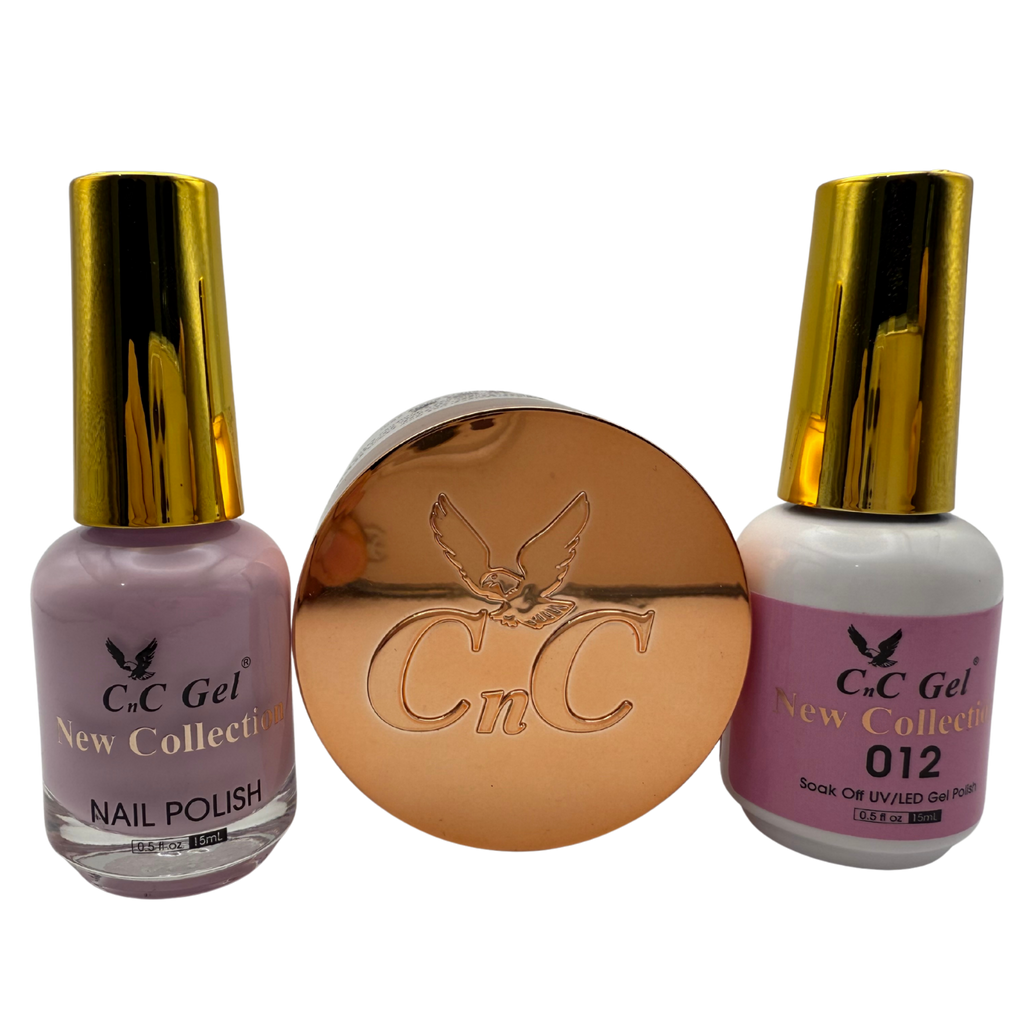CnC Gel Color-012 New Collection 5-in-1 Gel, Nail Polish, Acrylic, Dip, Ombre
