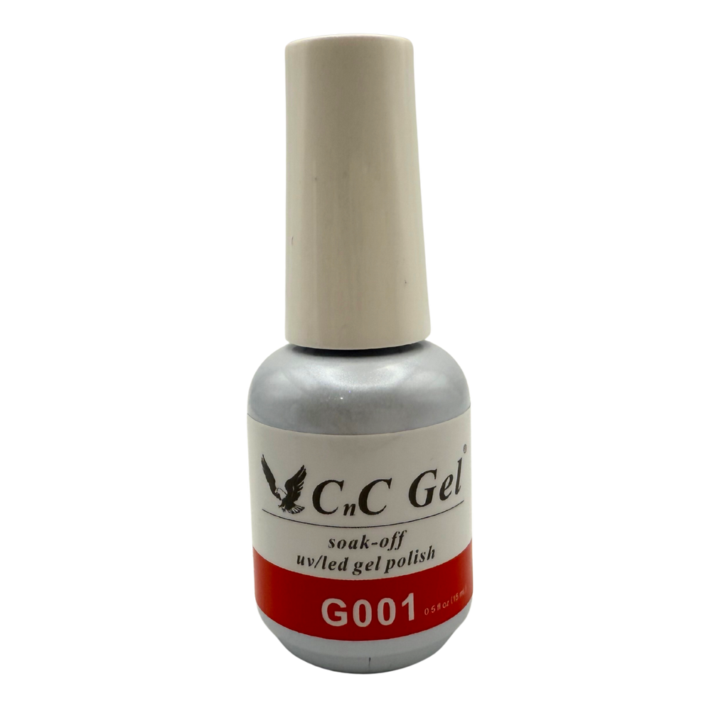 CnC Gel Polish – G001 Classic Red | 15ml Soak-Off UV/LED