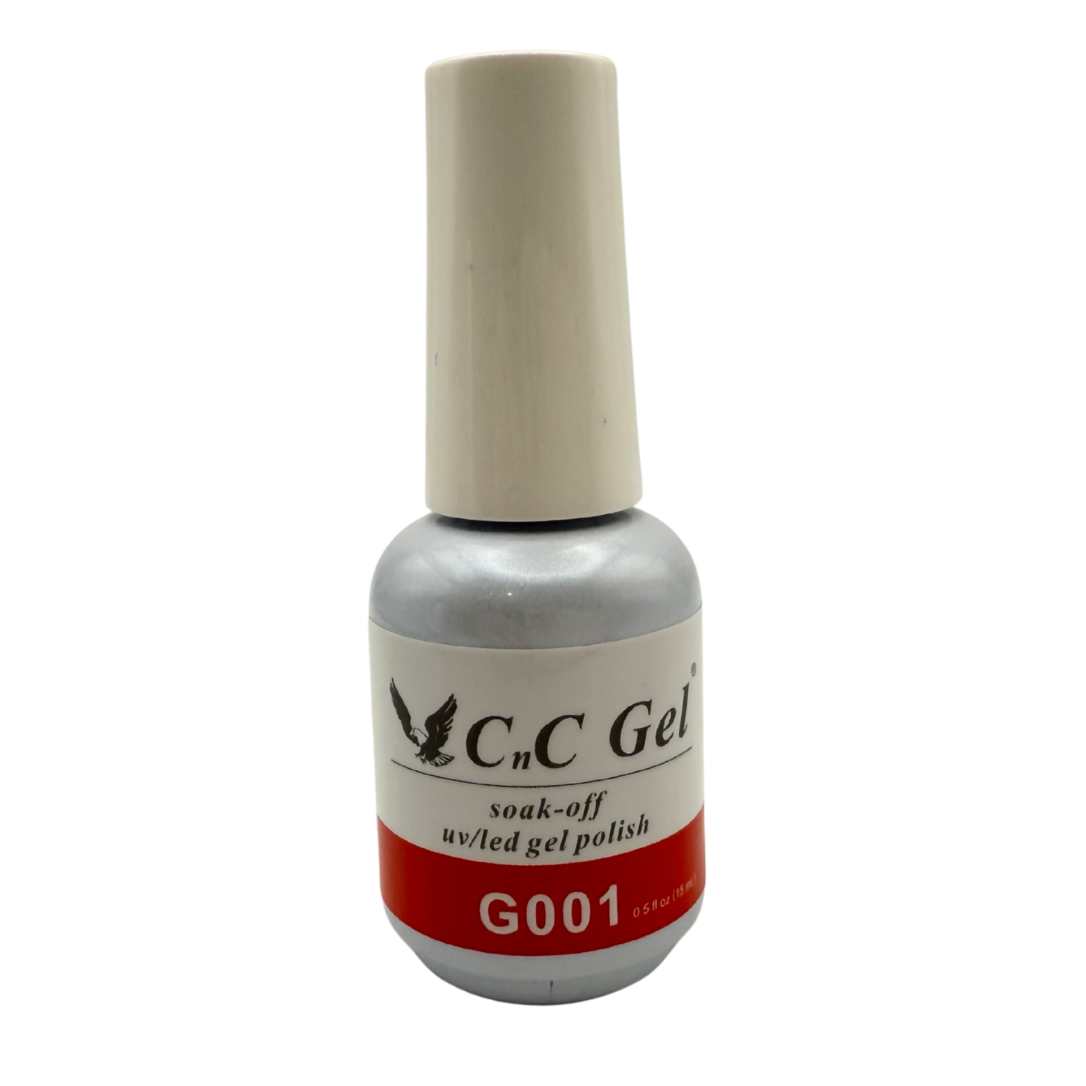 CnC Gel Polish – G001 Classic Red | 15ml Soak-Off UV/LED