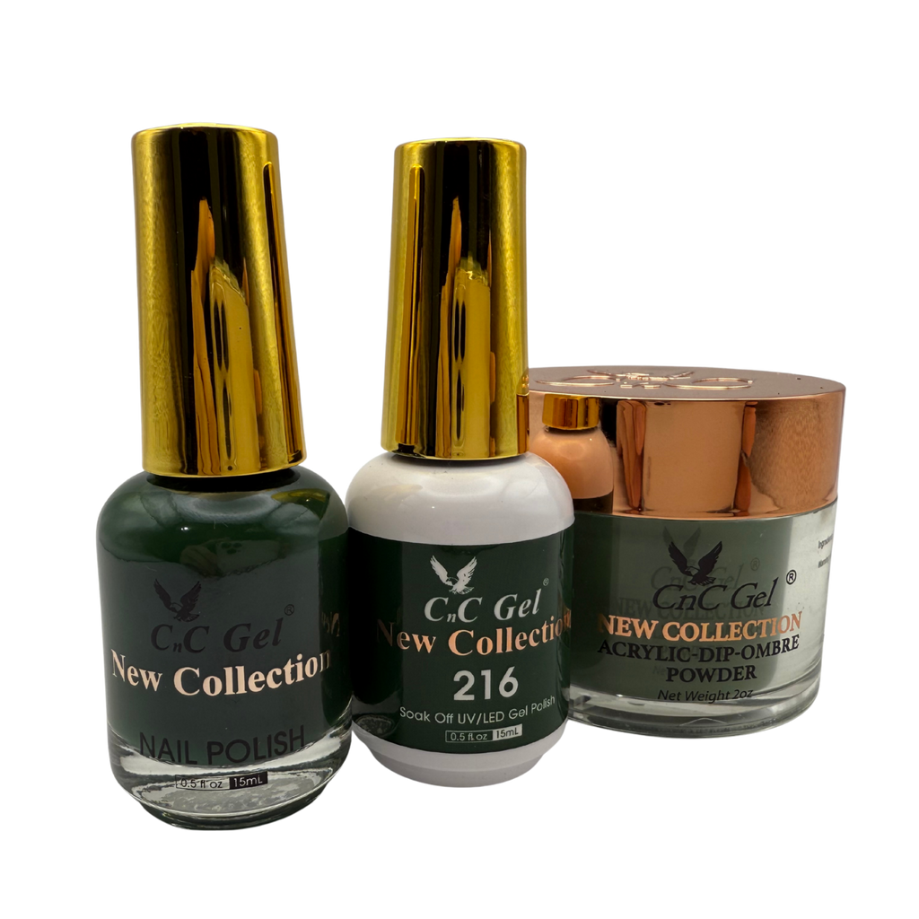 CnC Gel Color-216 New Collection 5-in-1 Gel, Nail Polish, Acrylic, Dip, Ombre