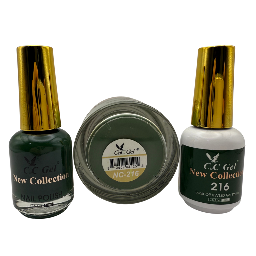 CnC Gel Color-216 New Collection 5-in-1 Gel, Nail Polish, Acrylic, Dip, Ombre