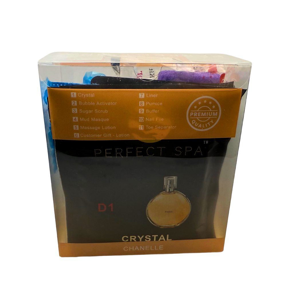 Perfect Spa Hawaii Volcano - The Kilauea Volcano Perfect No.5 11-in-1 Pedicure Kit – Box of 36 | Luxury Perfume-Inspired Bubble Spa