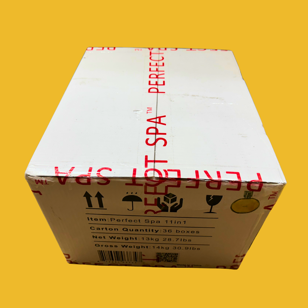 Perfect Spa Hawaii Volcano - The Kilauea Volcano Perfect No.5 11-in-1 Pedicure Kit – Box of 36 | Luxury Perfume-Inspired Bubble Spa