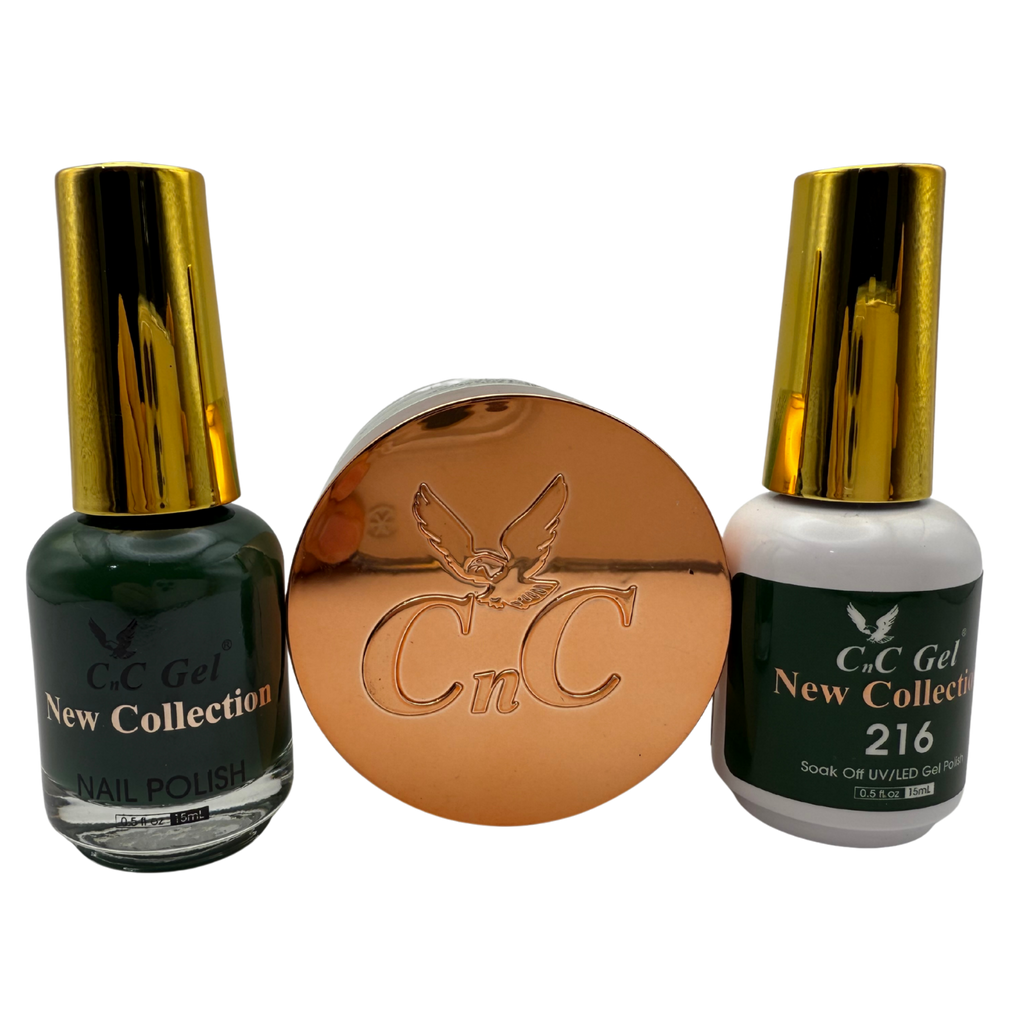 CnC Gel Color-216 New Collection 5-in-1 Gel, Nail Polish, Acrylic, Dip, Ombre