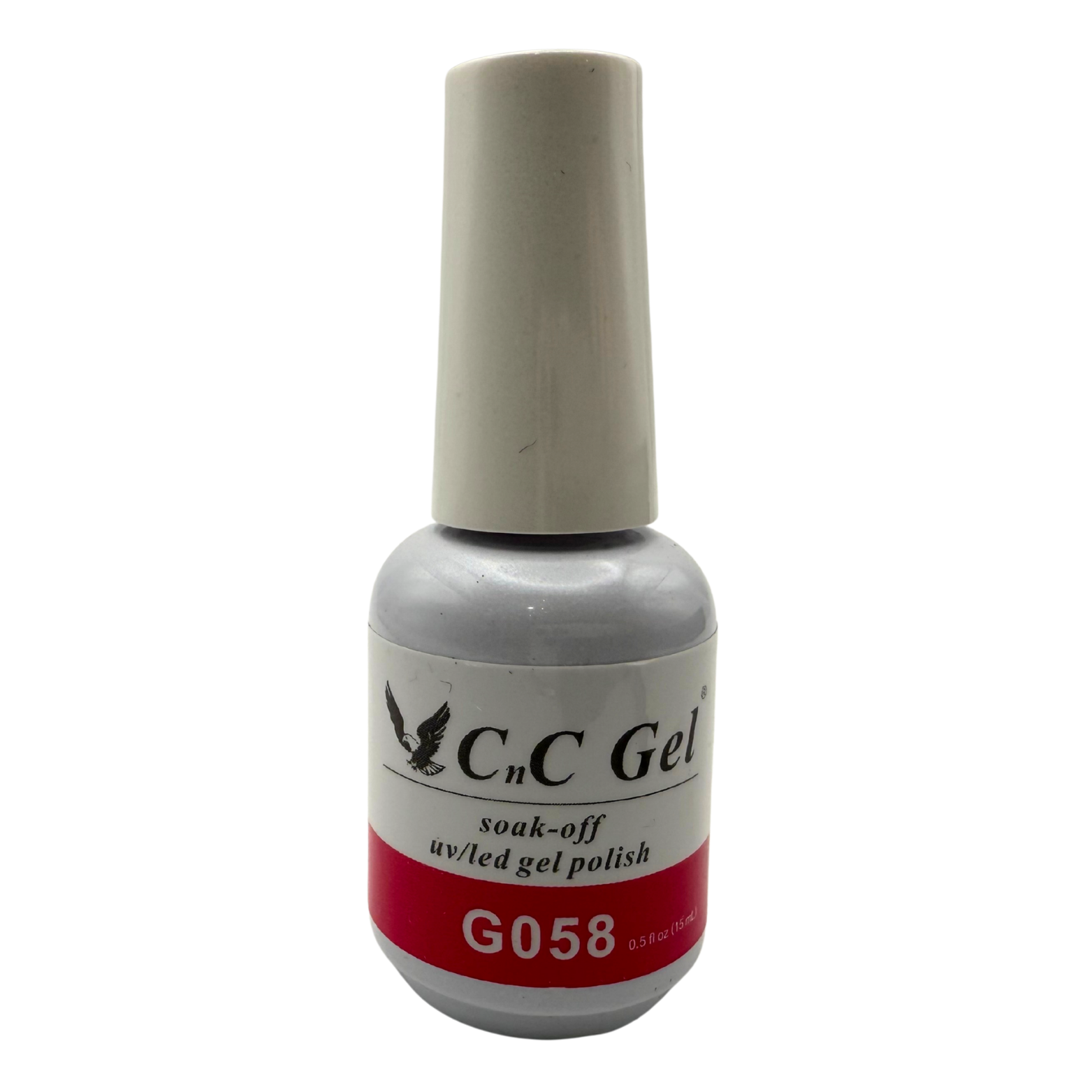 CnC Gel Polish – G058 Signal Red | 15ml Soak-Off UV/LED