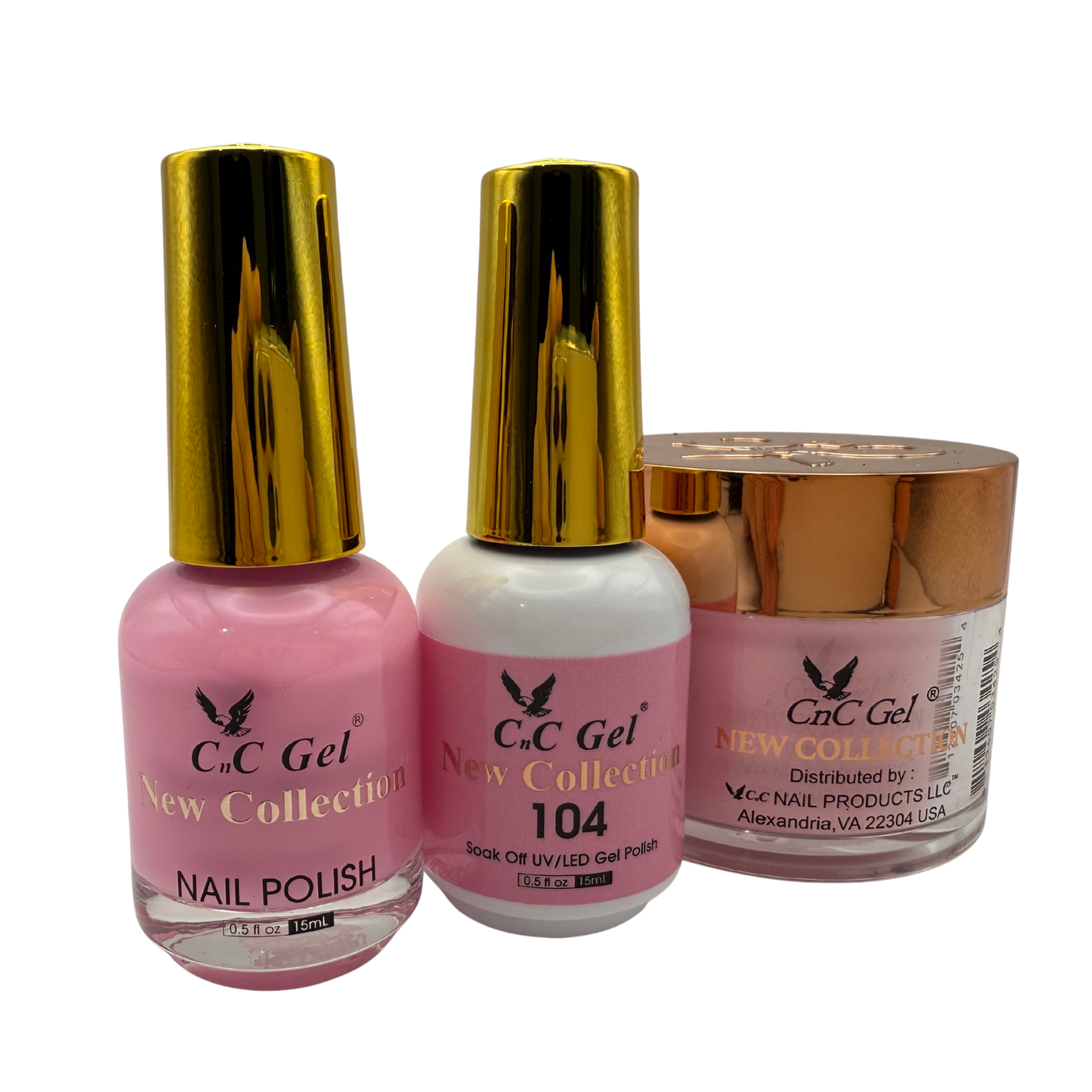 CnC Gel Color-104 New Collection 5-in-1 Gel, Nail Polish, Acrylic, Dip, Ombre