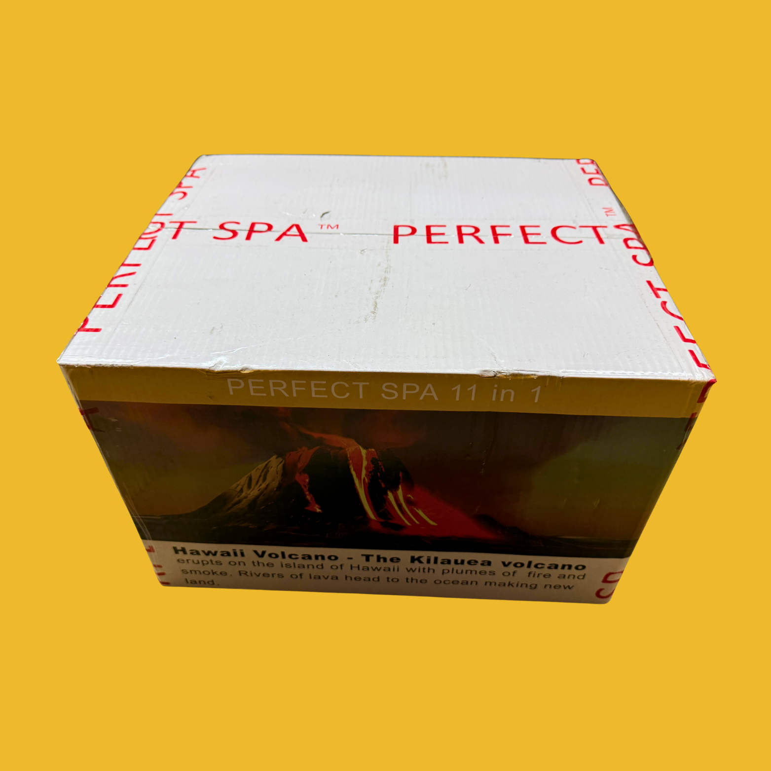 Perfect Spa Hawaii Volcano - The Kilauea Volcano Perfect No.5 11-in-1 Pedicure Kit – Box of 36 | Luxury Perfume-Inspired Bubble Spa