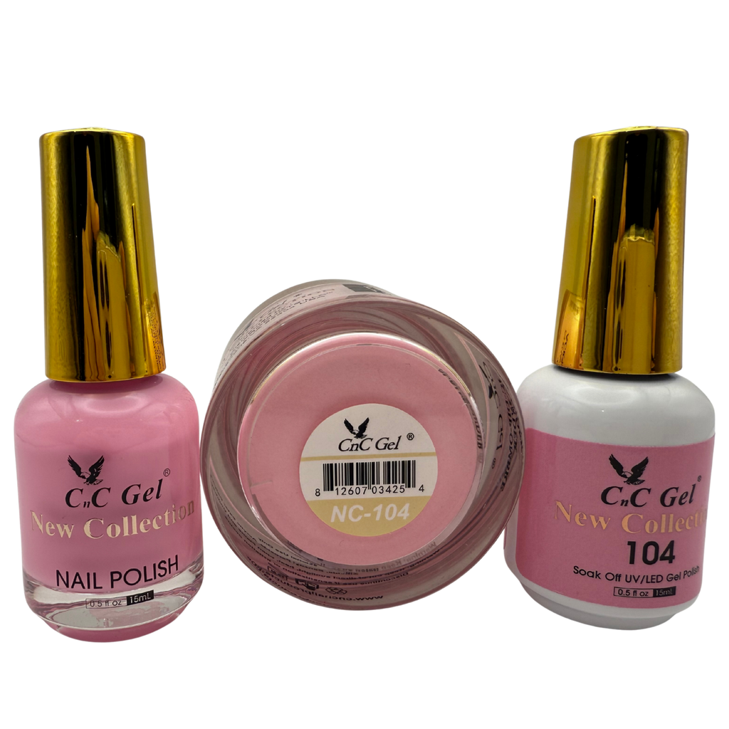 CnC Gel Color-104 New Collection 5-in-1 Gel, Nail Polish, Acrylic, Dip, Ombre