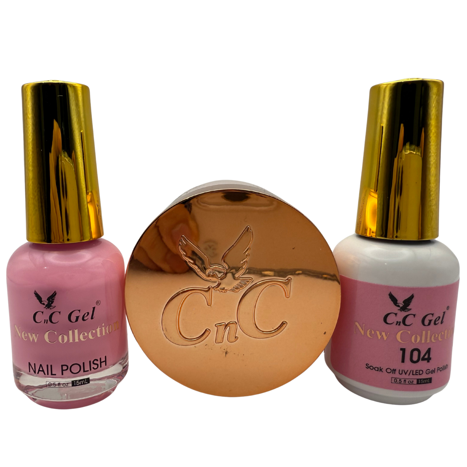 CnC Gel Color-104 New Collection 5-in-1 Gel, Nail Polish, Acrylic, Dip, Ombre