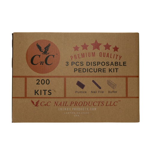 CnC Premium Quality 3PCS Disposable Pedicure Kit
