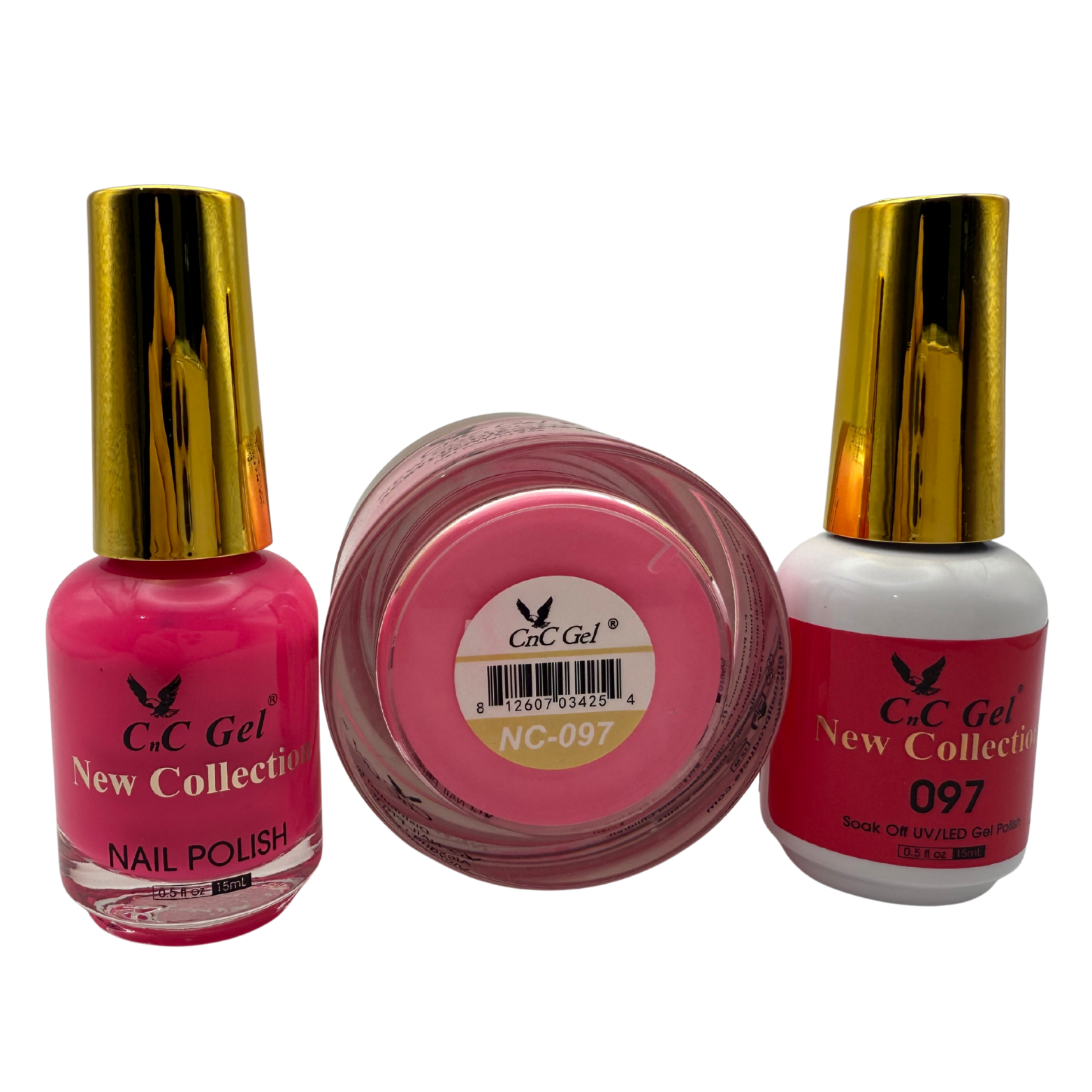 CnC Gel Color-097 New Collection 5-in-1 Gel, Nail Polish, Acrylic, Dip, Ombre