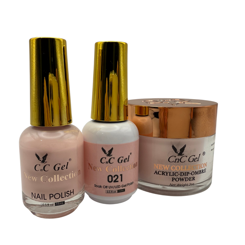 CnC Gel Color-021 New Collection 5-in-1 Gel, Nail Polish, Acrylic, Dip, Ombre