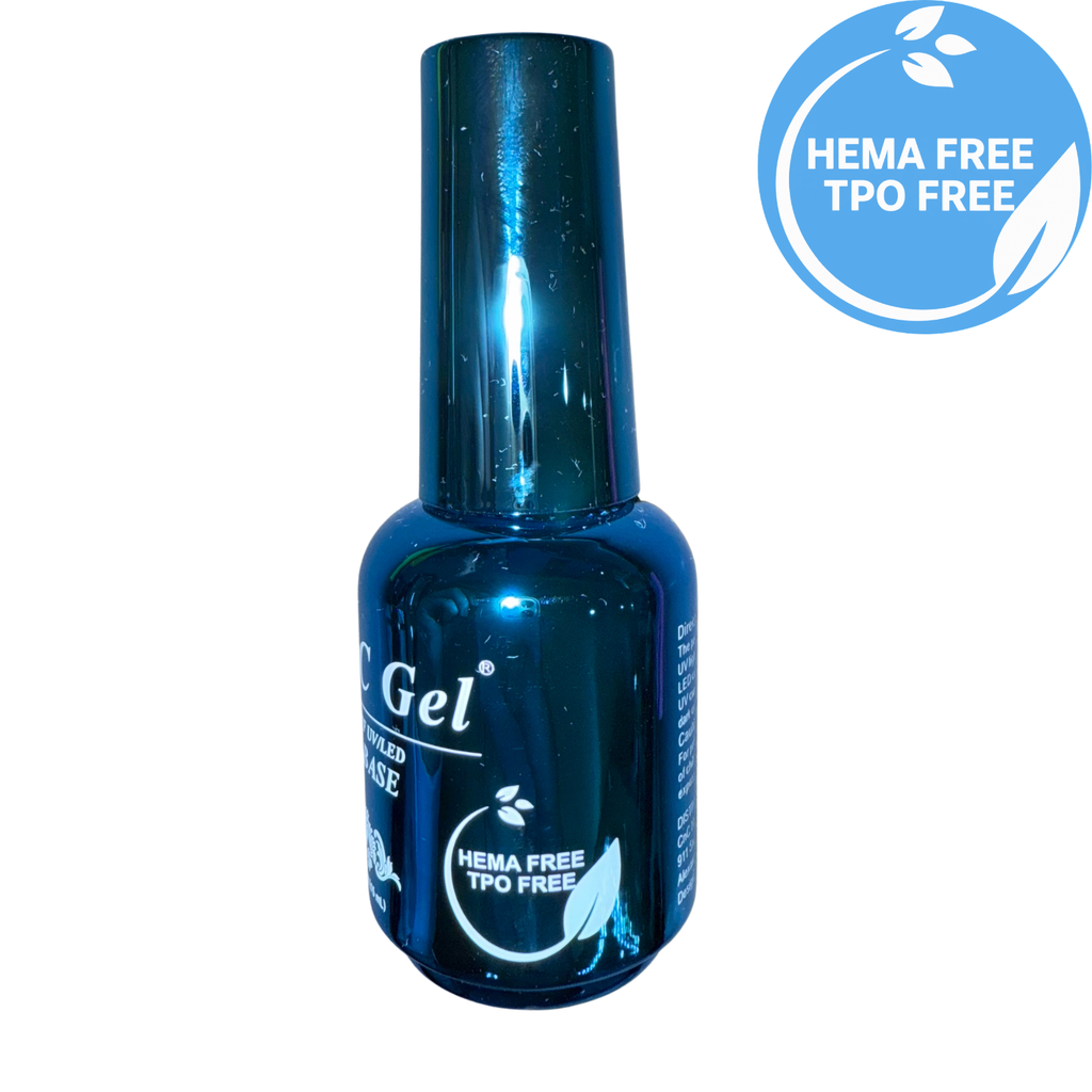 CnC Gel Base Super Sticky - HEMA/TPO-FREE - Soak-Off UV/LED – 0.5oz Bottles
