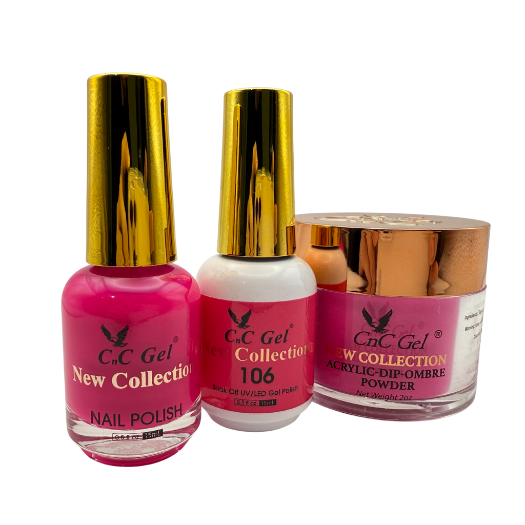 CnC Gel Color-106 New Collection 5-in-1 Gel, Nail Polish, Acrylic, Dip, Ombre