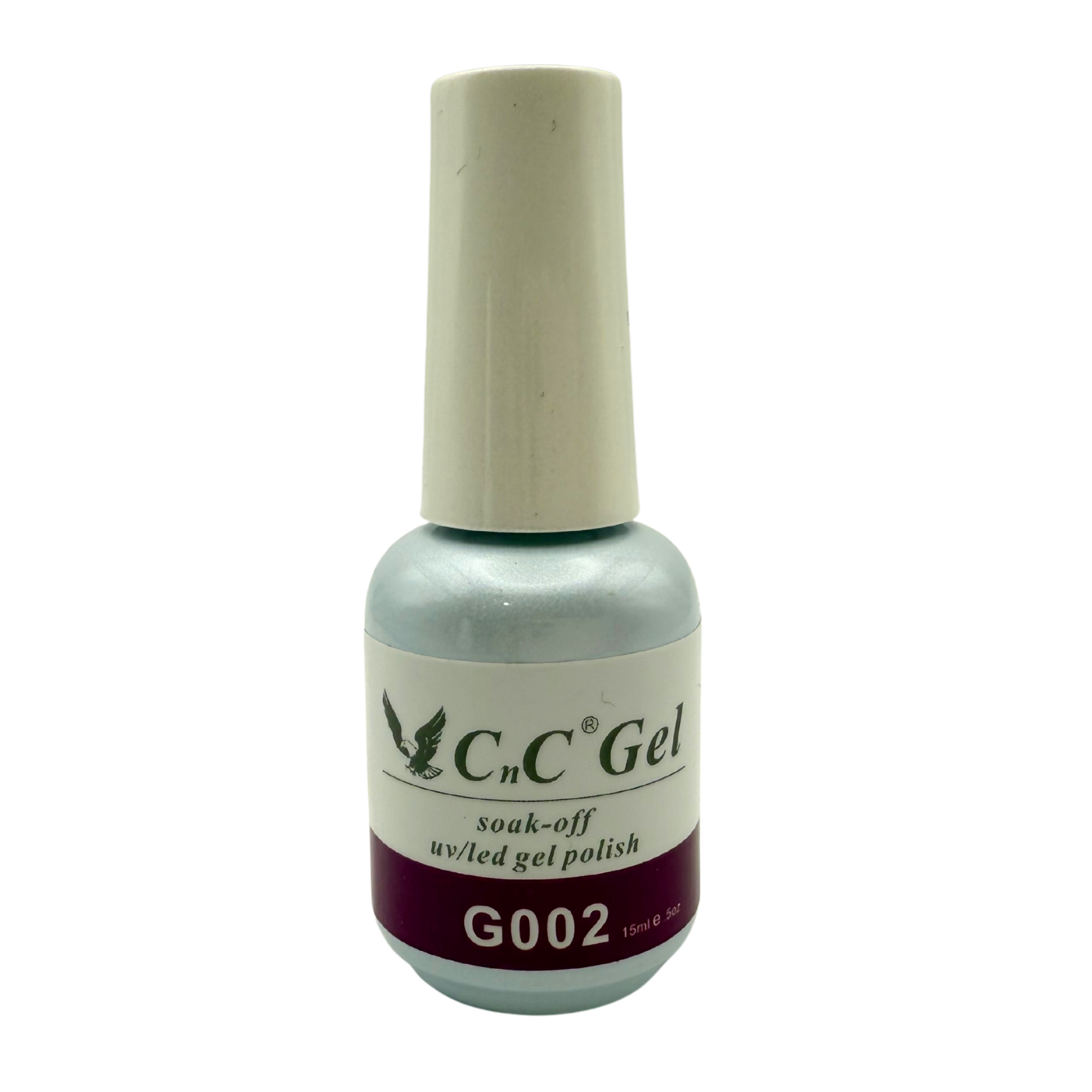 CnC Gel Polish – G002 Deep Plum | 15ml Soak-Off UV/LED