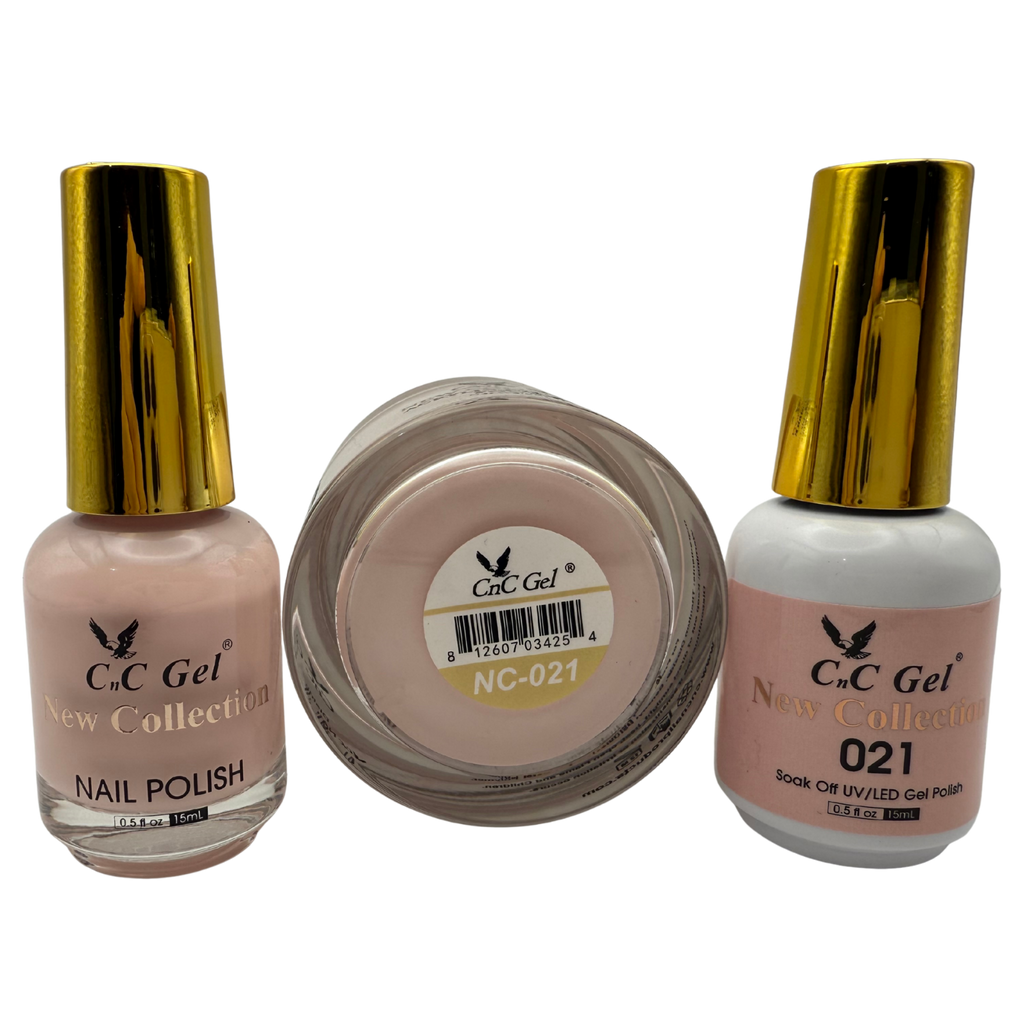 CnC Gel Color-021 New Collection 5-in-1 Gel, Nail Polish, Acrylic, Dip, Ombre