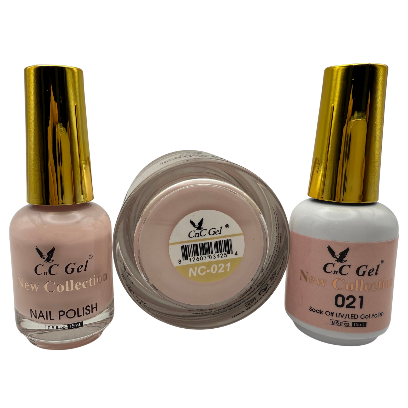 CnC Gel Color-021 New Collection 5-in-1 Gel, Nail Polish, Acrylic, Dip, Ombre