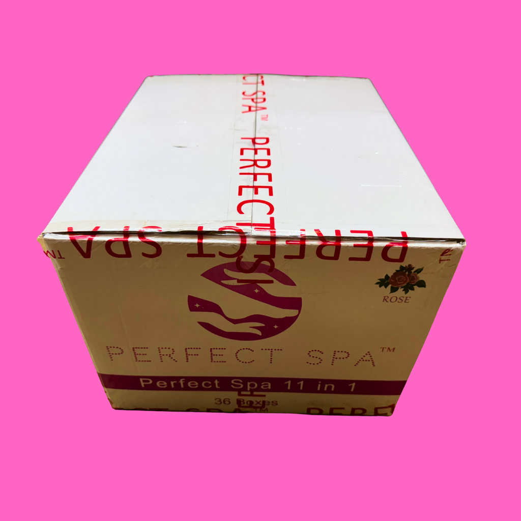 Perfect Spa Hawaii Volcano - The Kilauea Volcano Rose 11-in-1 Pedicure Kit – Box of 36 | Hydrating Floral Bubble Spa