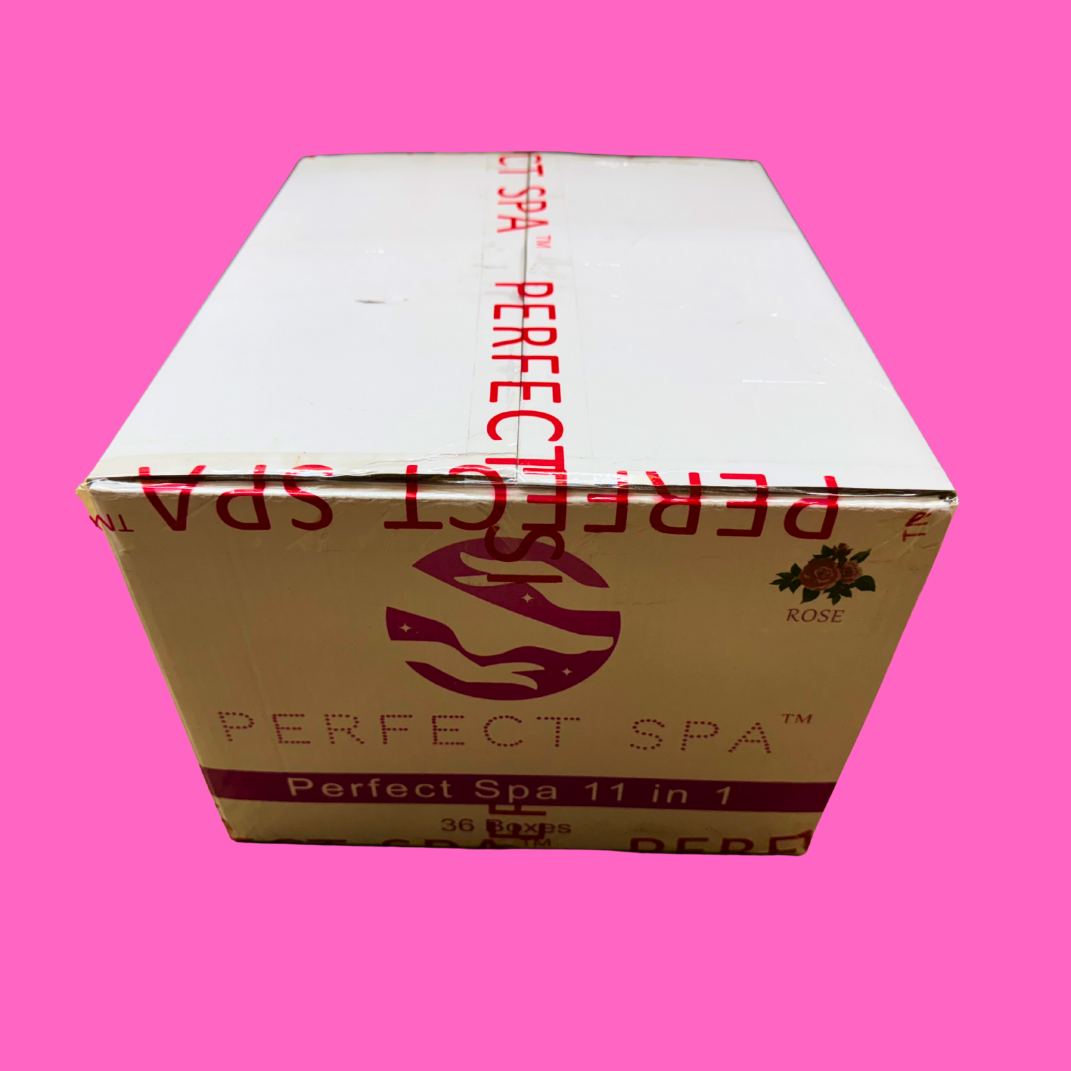 Perfect Spa Hawaii Volcano - The Kilauea Volcano Rose 11-in-1 Pedicure Kit – Box of 36 | Hydrating Floral Bubble Spa