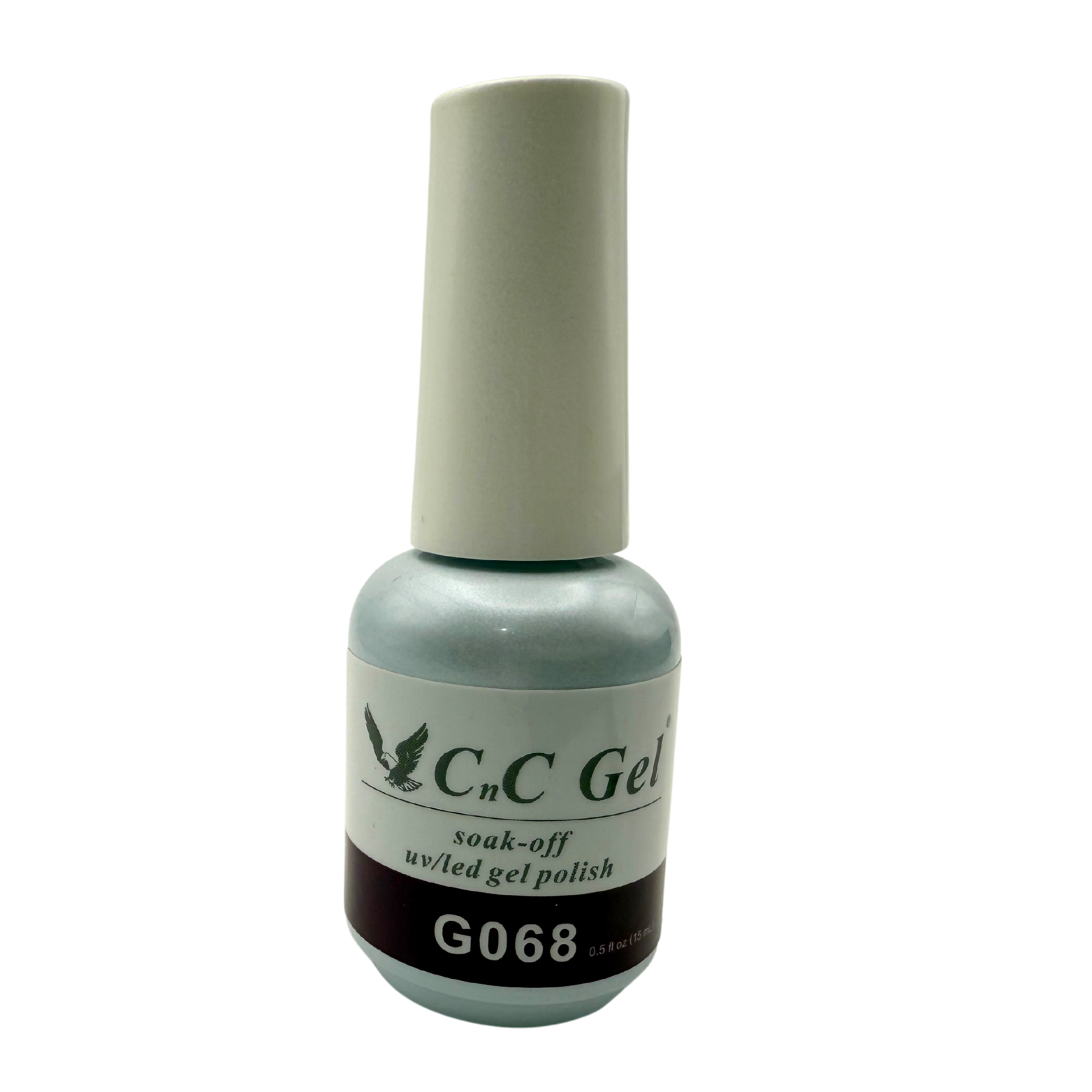 CnC Gel Polish – G068 Icy Mint | 15ml Soak-Off UV/LED