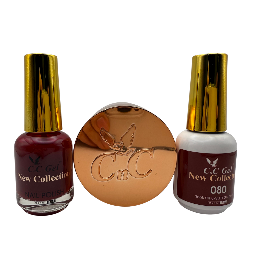 CnC Gel Color-080 New Collection 5-in-1 Gel, Nail Polish, Acrylic, Dip, Ombre