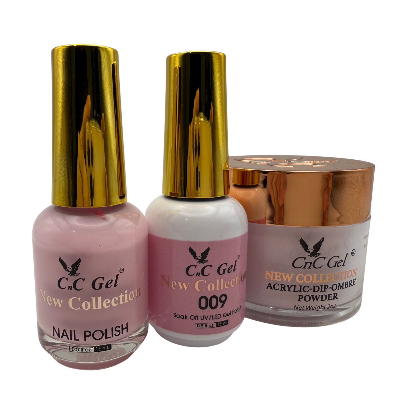 CnC Gel Color-009 New Collection 5-in-1 Gel, Nail Polish, Acrylic, Dip, Ombre