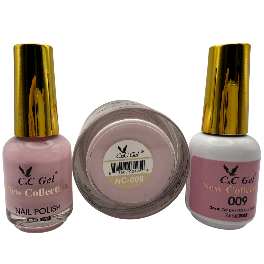 CnC Gel Color-009 New Collection 5-in-1 Gel, Nail Polish, Acrylic, Dip, Ombre