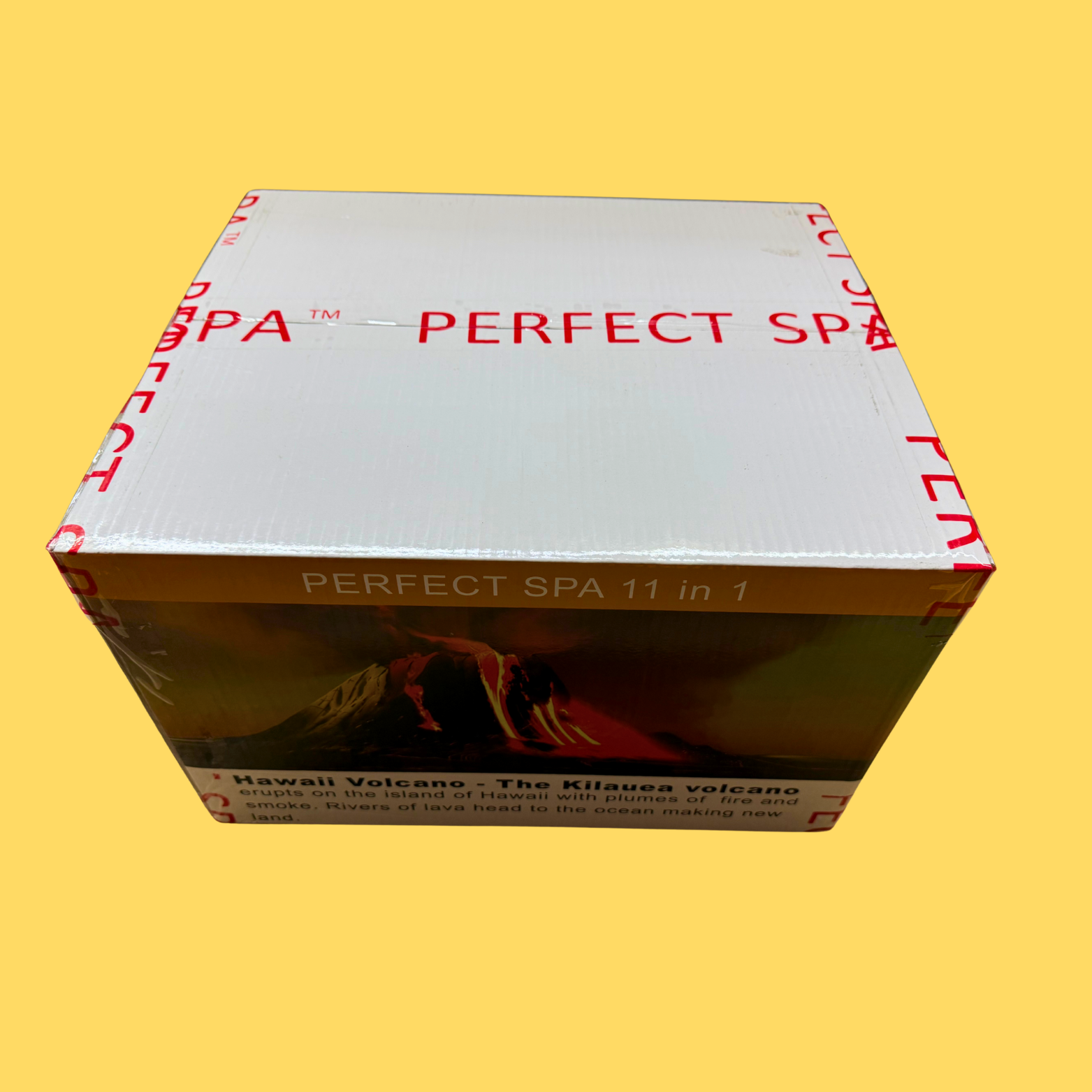 Perfect Spa Hawaii Volcano - The Kilauea Volcano Honey 11-in-1 Pedicure Kit – Box of 36 | Nourishing & Moisturizing Bubble Spa