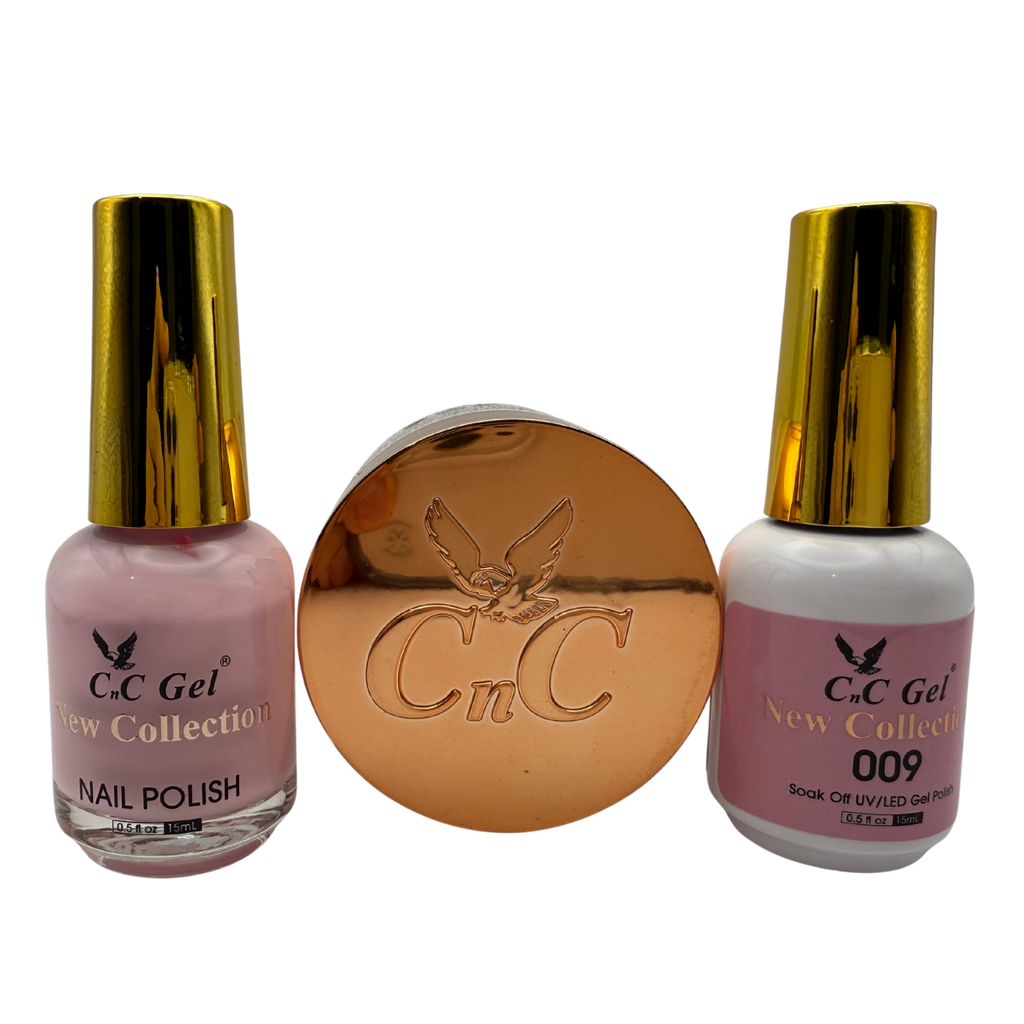 CnC Gel Color-009 New Collection 5-in-1 Gel, Nail Polish, Acrylic, Dip, Ombre