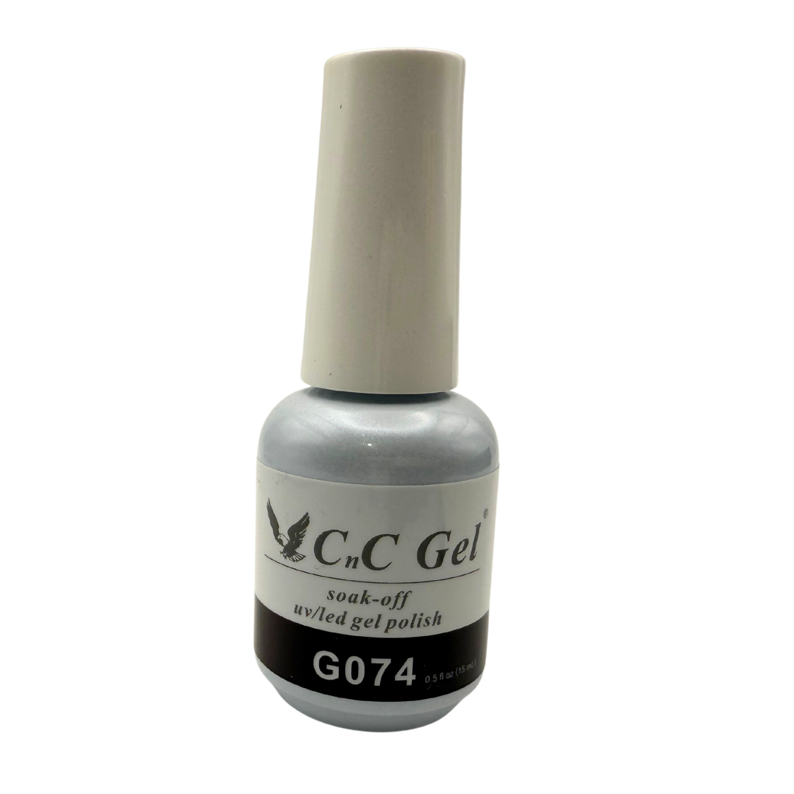 CnC Gel Polish – G074 Jet Black | 15ml Soak-Off UV/LED
