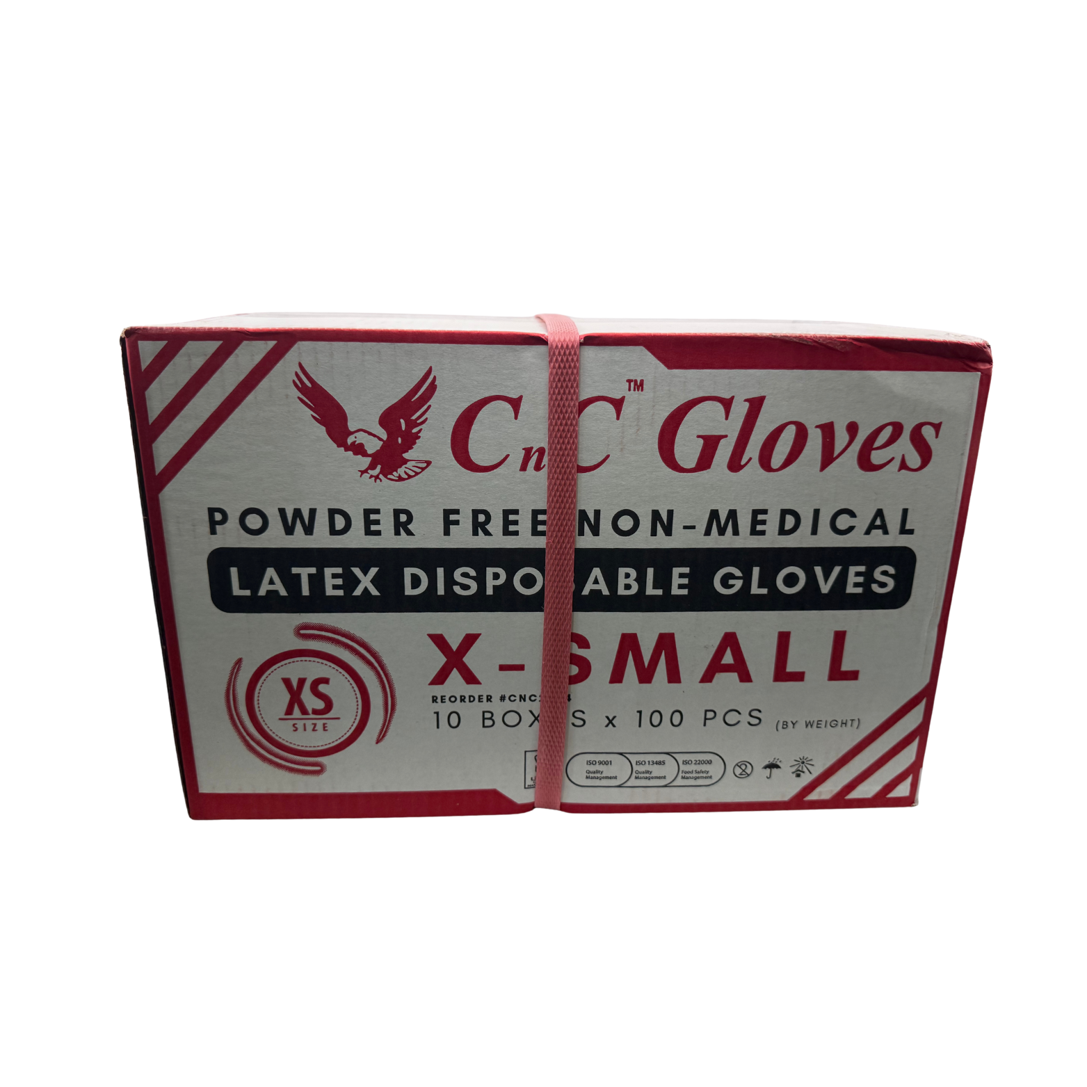 CnC Gloves – X-Small Powder-Free Latex Disposable Gloves